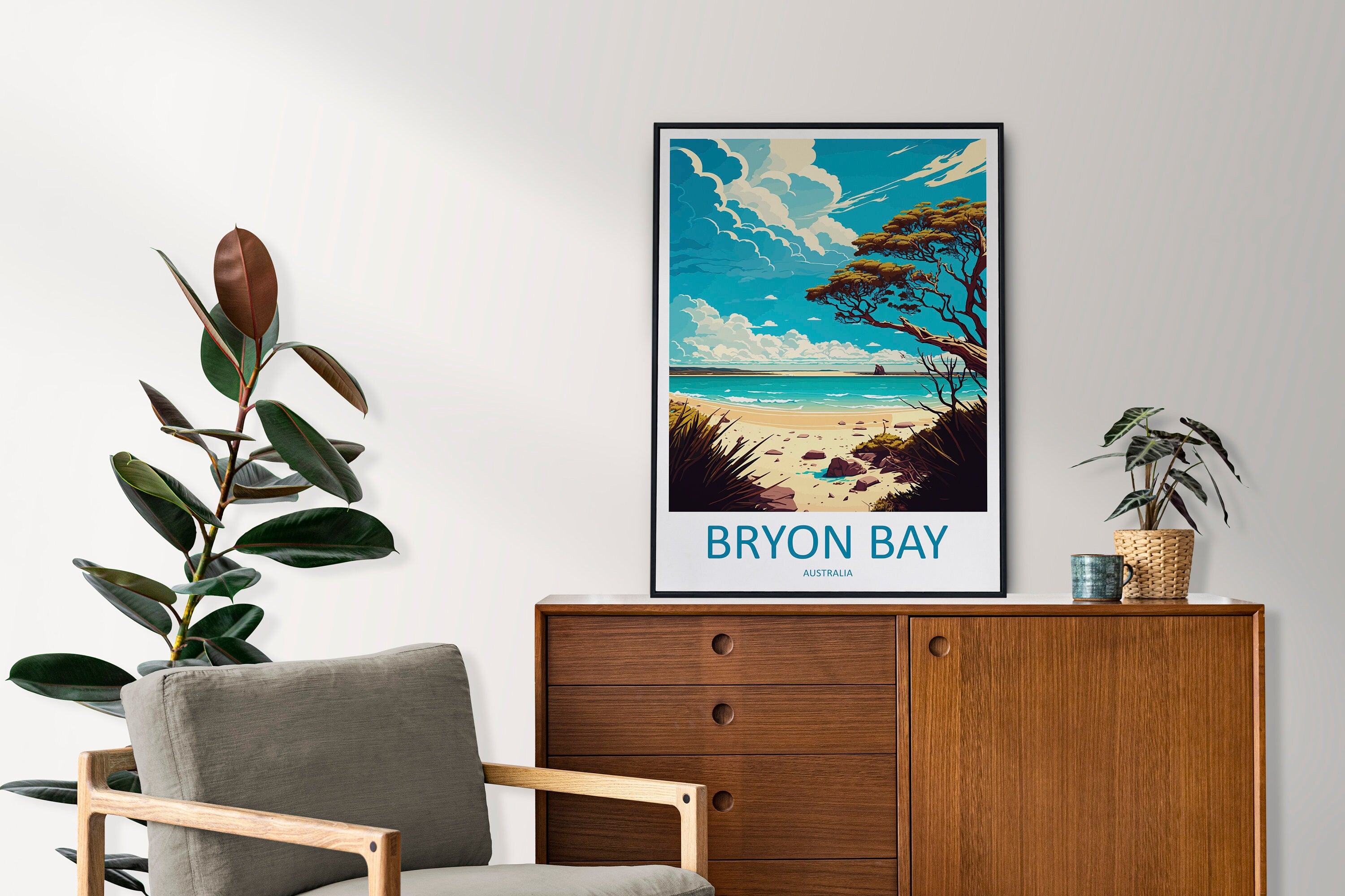 Bryon Bay Travel Print