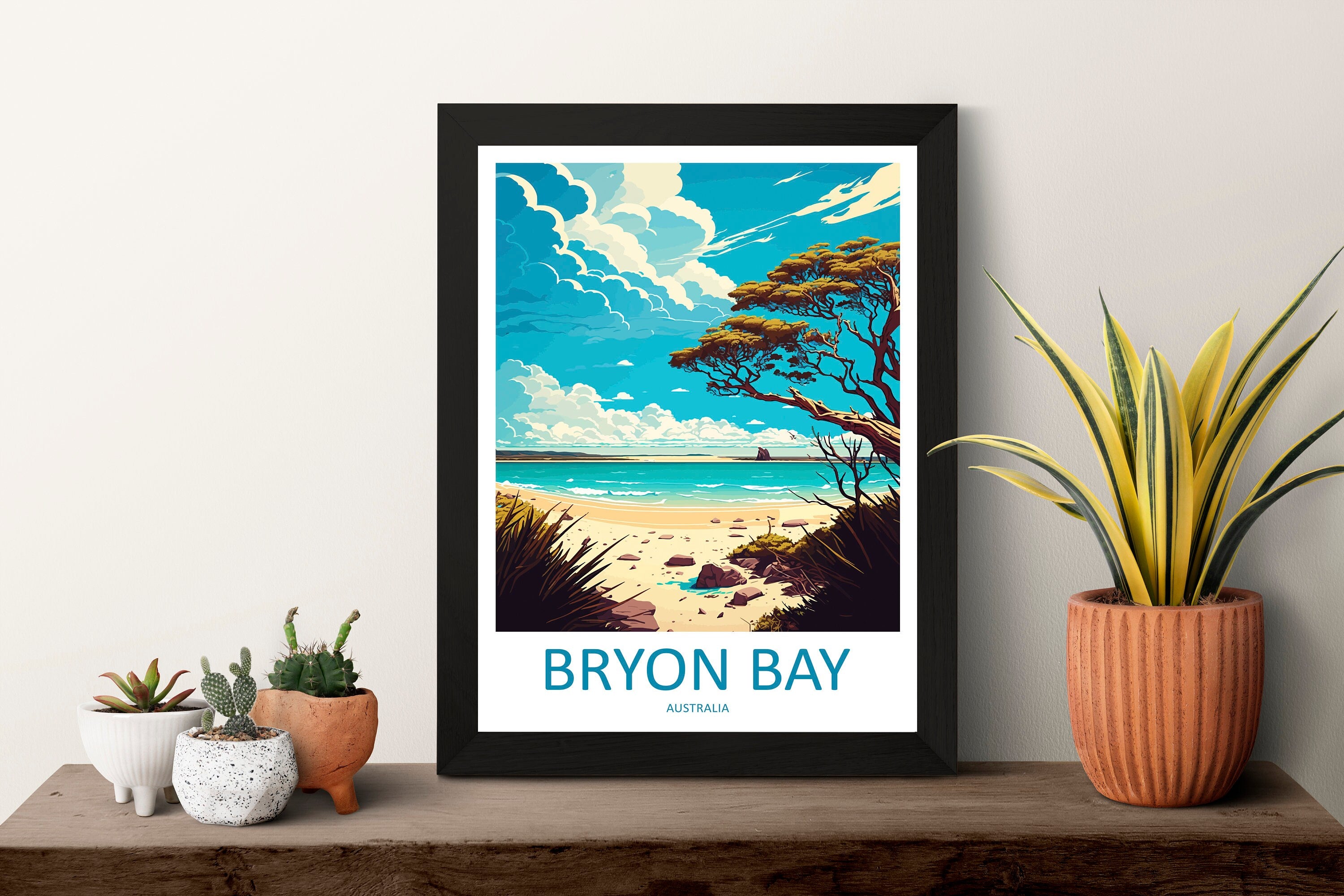 Bryon Bay Travel Print