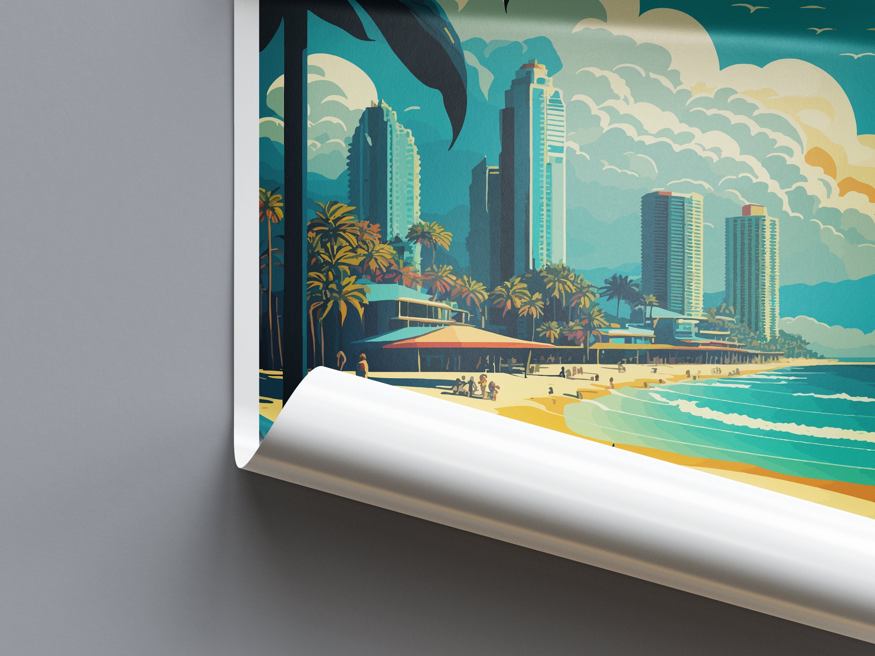 Gold Coast Travel Print