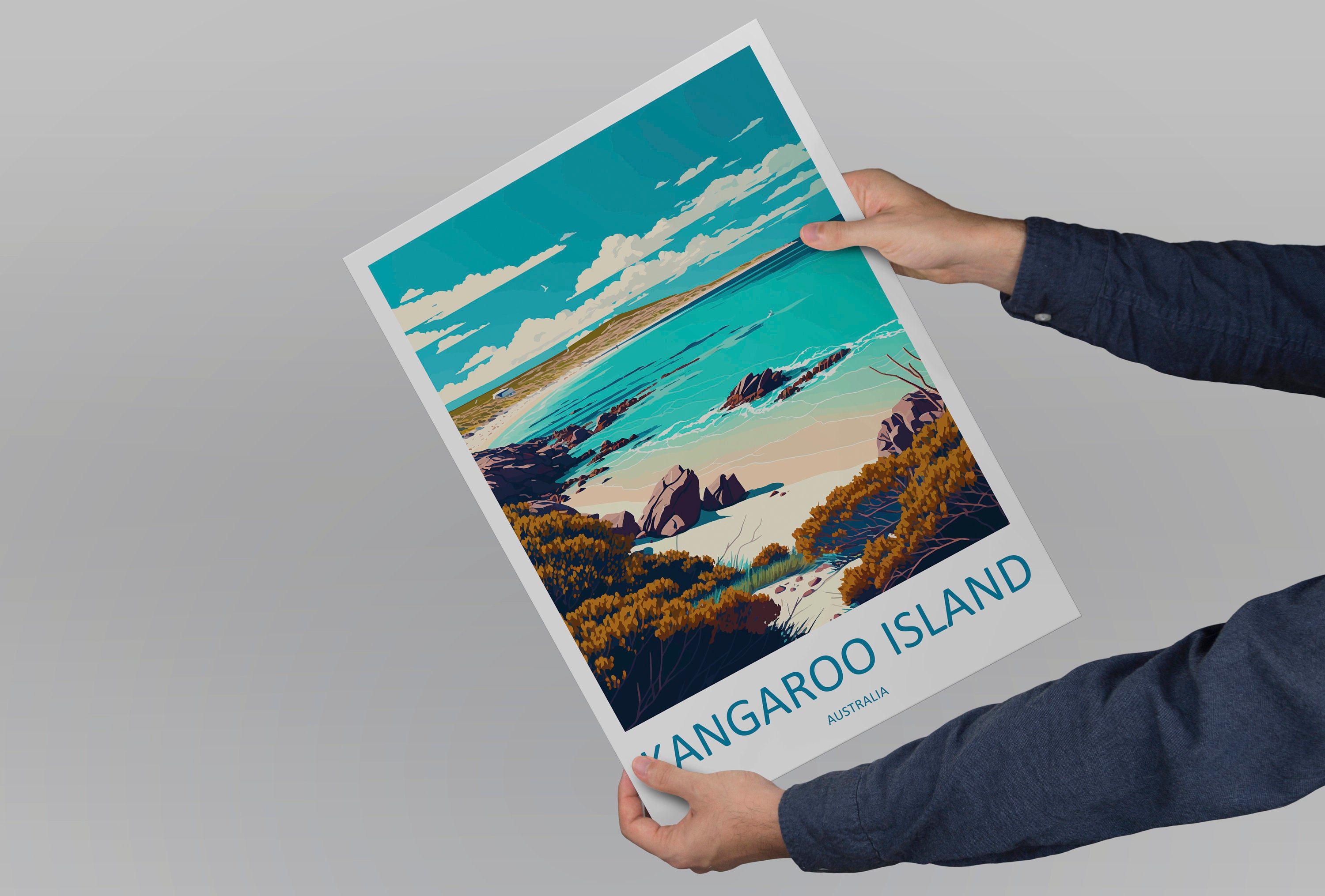 kangaroo island Travel Print