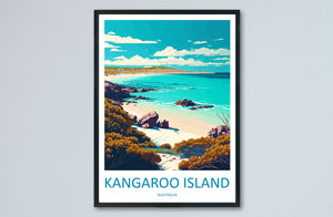 kangaroo island Travel Print