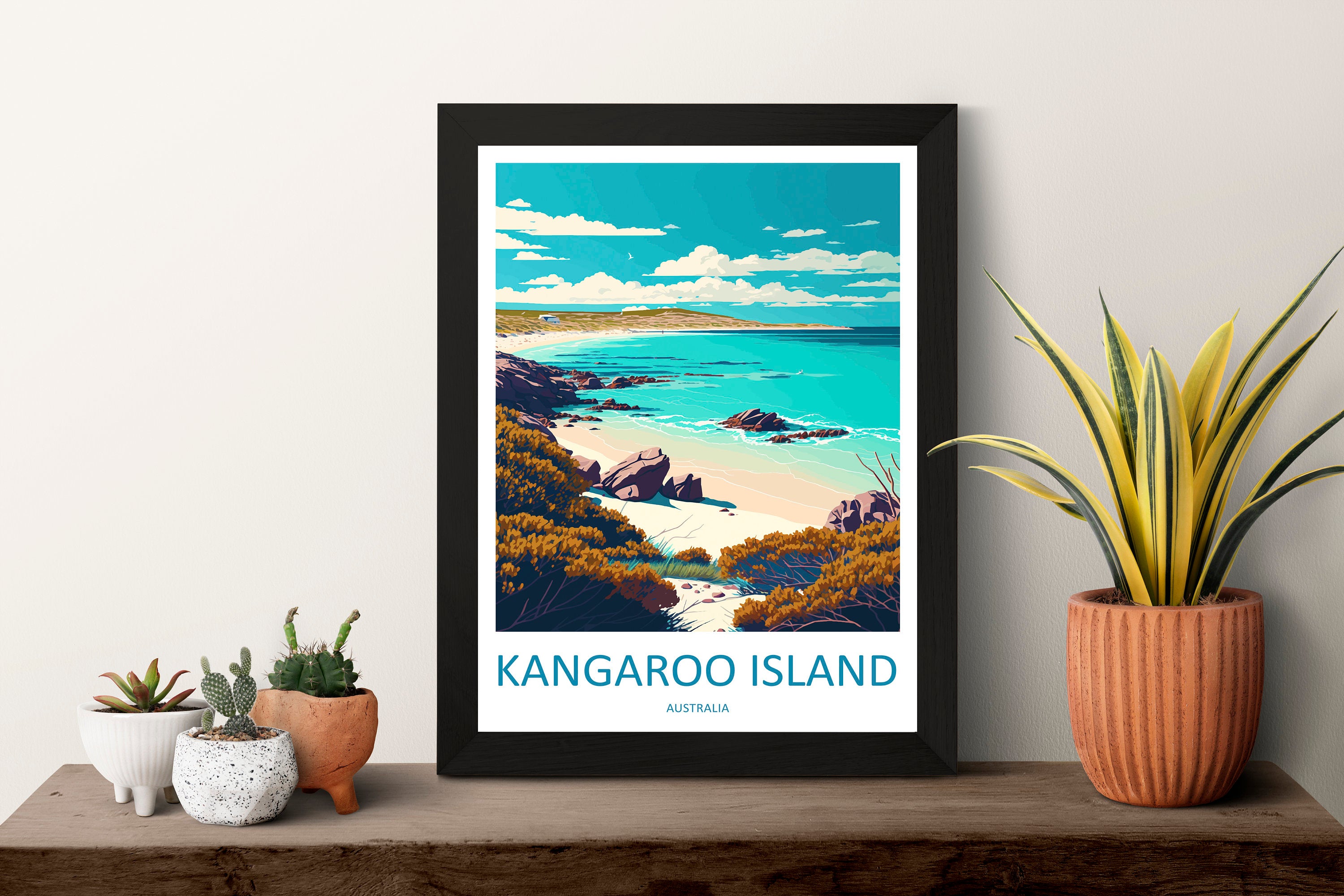 kangaroo island Travel Print