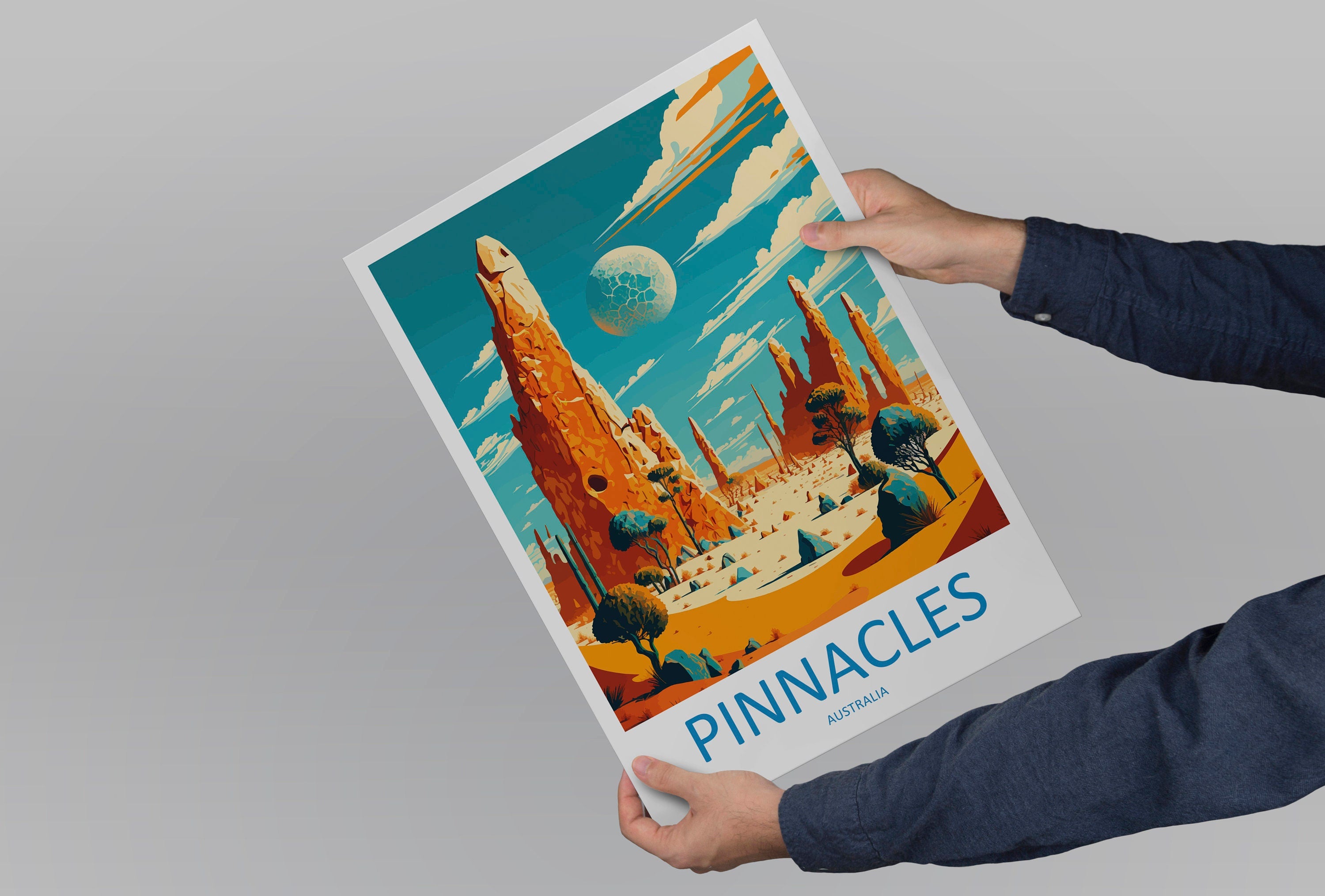 Pinnacles Travel Print