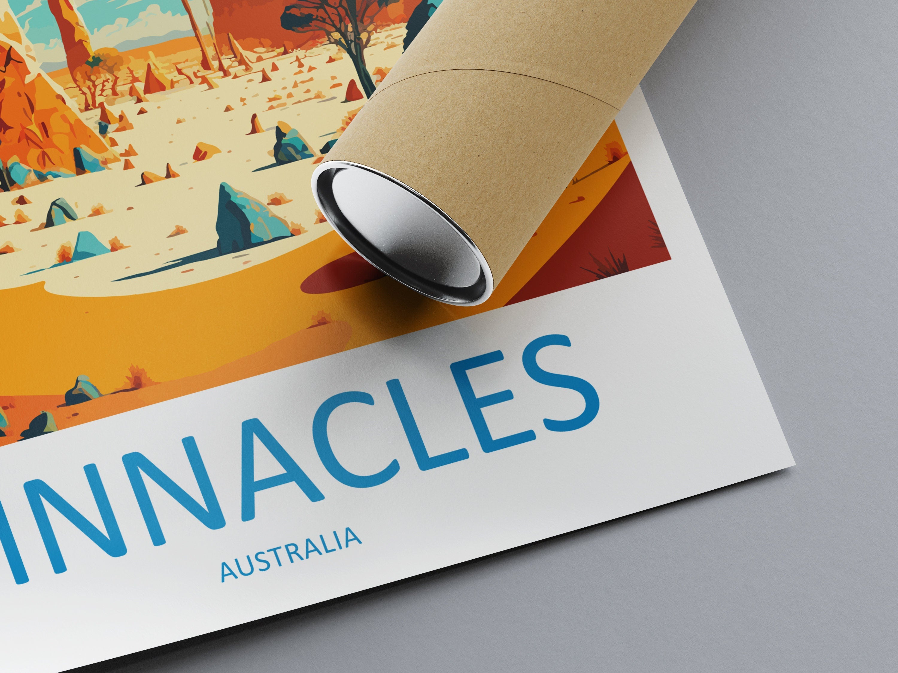 Pinnacles Travel Print