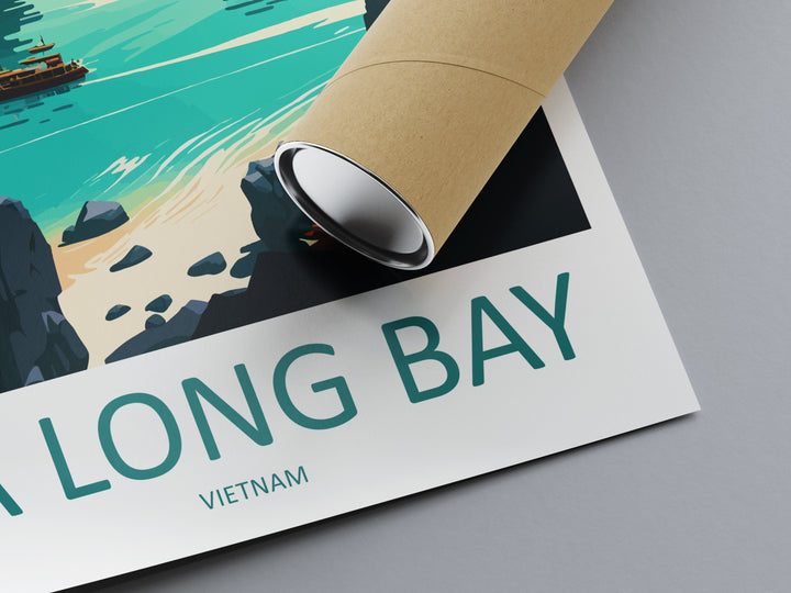 Ha Long Bay Travel Print Wall Art Ha Long Bay Wall Hanging Home Décor Ha Long Bay Gift Art Lovers Vietnam Art Lover Gift Ha Long Bay islands