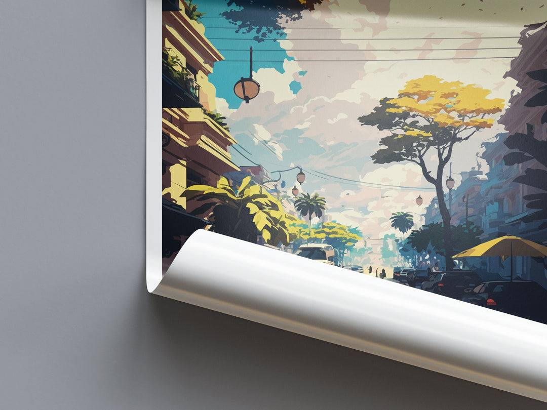 Hanoi Travel Print Wall Art Hanoi Wall Hanging Home Décor Hanoi Gift Art Lovers Vietnam Art Lover Gift Hanoi Wall Art For Vietnam Lover