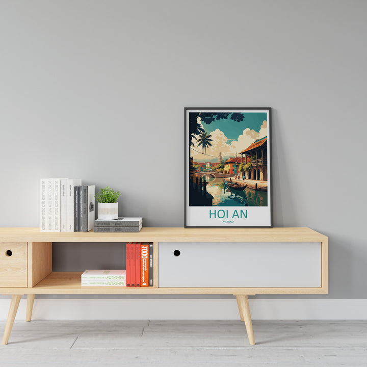Hoi An Travel Print Wall Art Hoi An Wall Hanging Home Décor Hoi An Gift Art Lovers Vietnam Art Lover Gift Hoi An Wall Art For Vietnam Lover