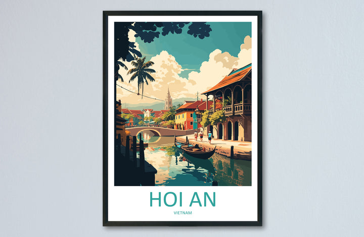 Hoi An Travel Print Wall Art Hoi An Wall Hanging Home Décor Hoi An Gift Art Lovers Vietnam Art Lover Gift Hoi An Wall Art For Vietnam Lover