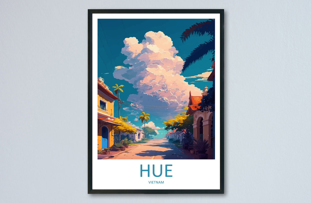 Hue Vietnam Travel Print Wall Art Hue Wall Hanging Home Décor Hue Gift Art Lovers Vietnam Art Lover Gift Hue Wall Art For Vietnam Lover Art