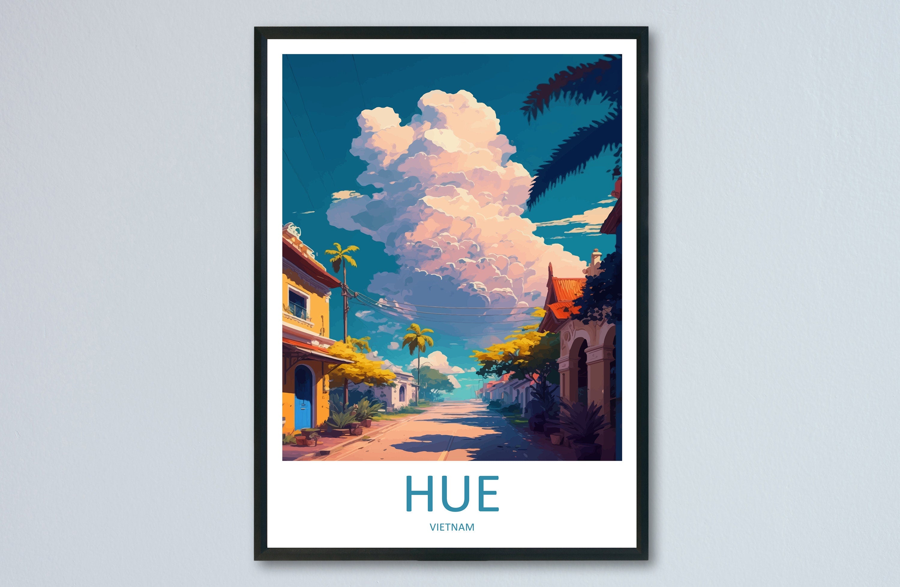 Hue Vietnam Travel Print