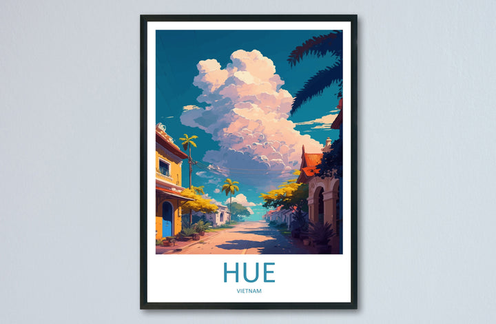 Hue Vietnam Travel Print Wall Art Hue Wall Hanging Home Décor Hue Gift Art Lovers Vietnam Art Lover Gift Hue Wall Art For Vietnam Lover Art