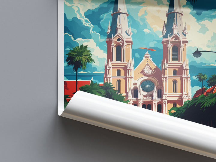 Ho Chi Minh Vietnam Travel Print Wall Art Ho Chi Minh Wall Hanging Home Décor Ho Chi Minh Gift Art Lovers Vietnam Art Lover Gift Ho Chi Minh