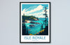 Isle Royale Travel Print