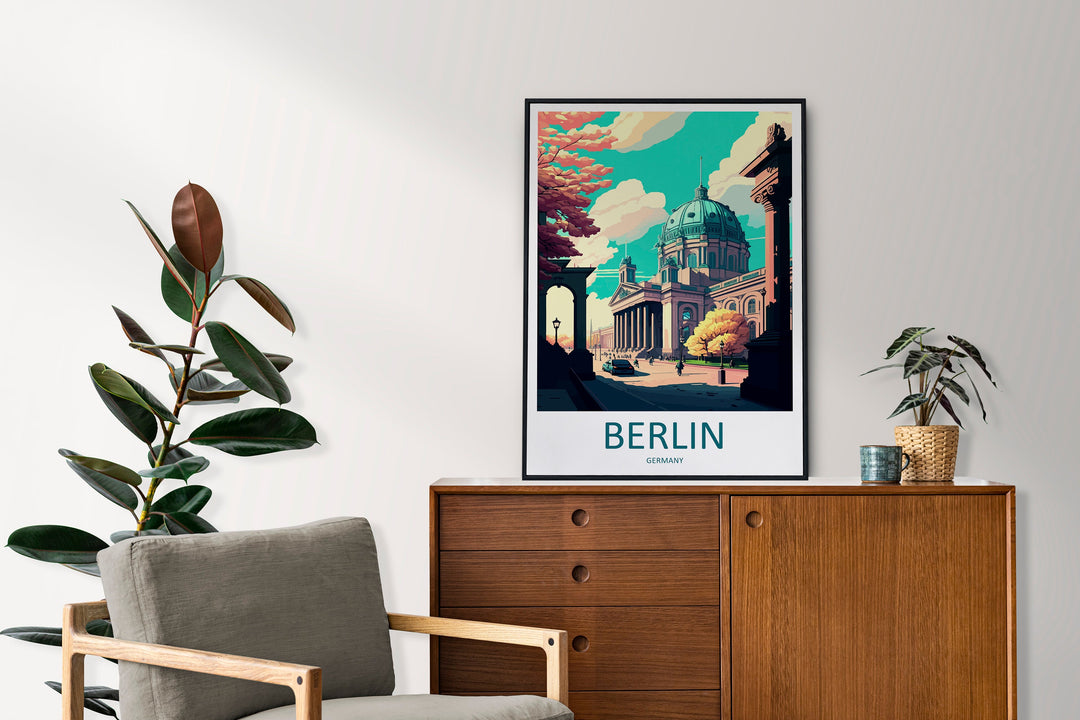 Berlin Travel Print Wall Art Berlin Wall Hanging Home Décor Berlin Gift Art Lovers Germany Art Lover Gift Berlin Wall Décor Berlin Print