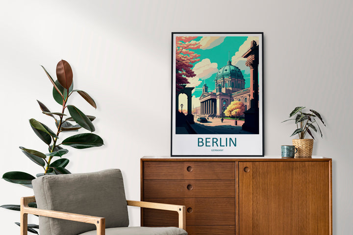 Berlin Travel Print Wall Art Berlin Wall Hanging Home Décor Berlin Gift Art Lovers Germany Art Lover Gift Berlin Wall Décor Berlin Print