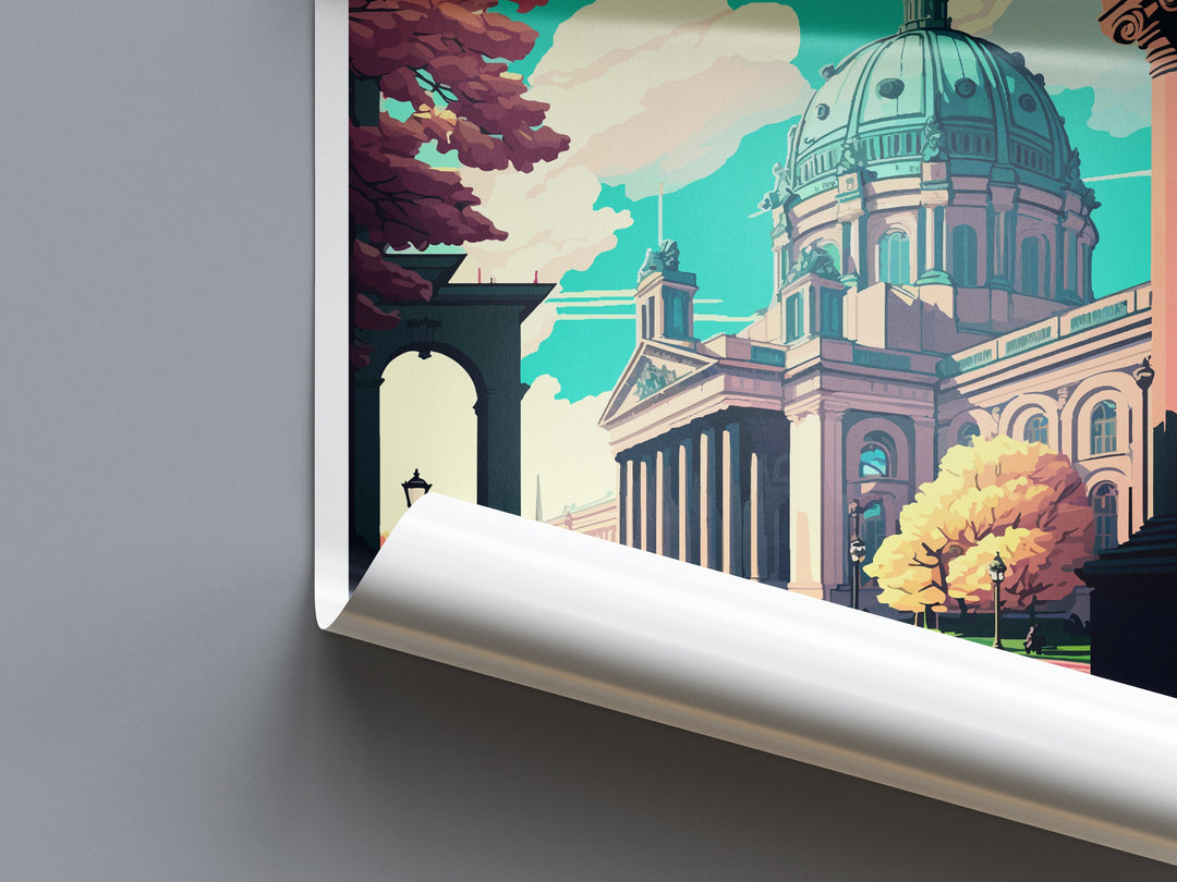 Berlin Travel Print Wall Art Berlin Wall Hanging Home Décor Berlin Gift Art Lovers Germany Art Lover Gift Berlin Wall Décor Berlin Print