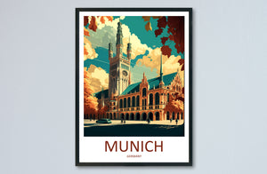 Munich Travel Print