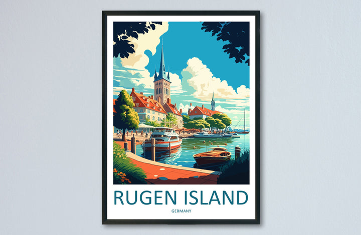 Rugen Island Travel Print Wall Art Rugen Island Wall Hanging Home Décor Rugen Island Gift Art Lovers Germany Art Lover Gift Rugen Island Art