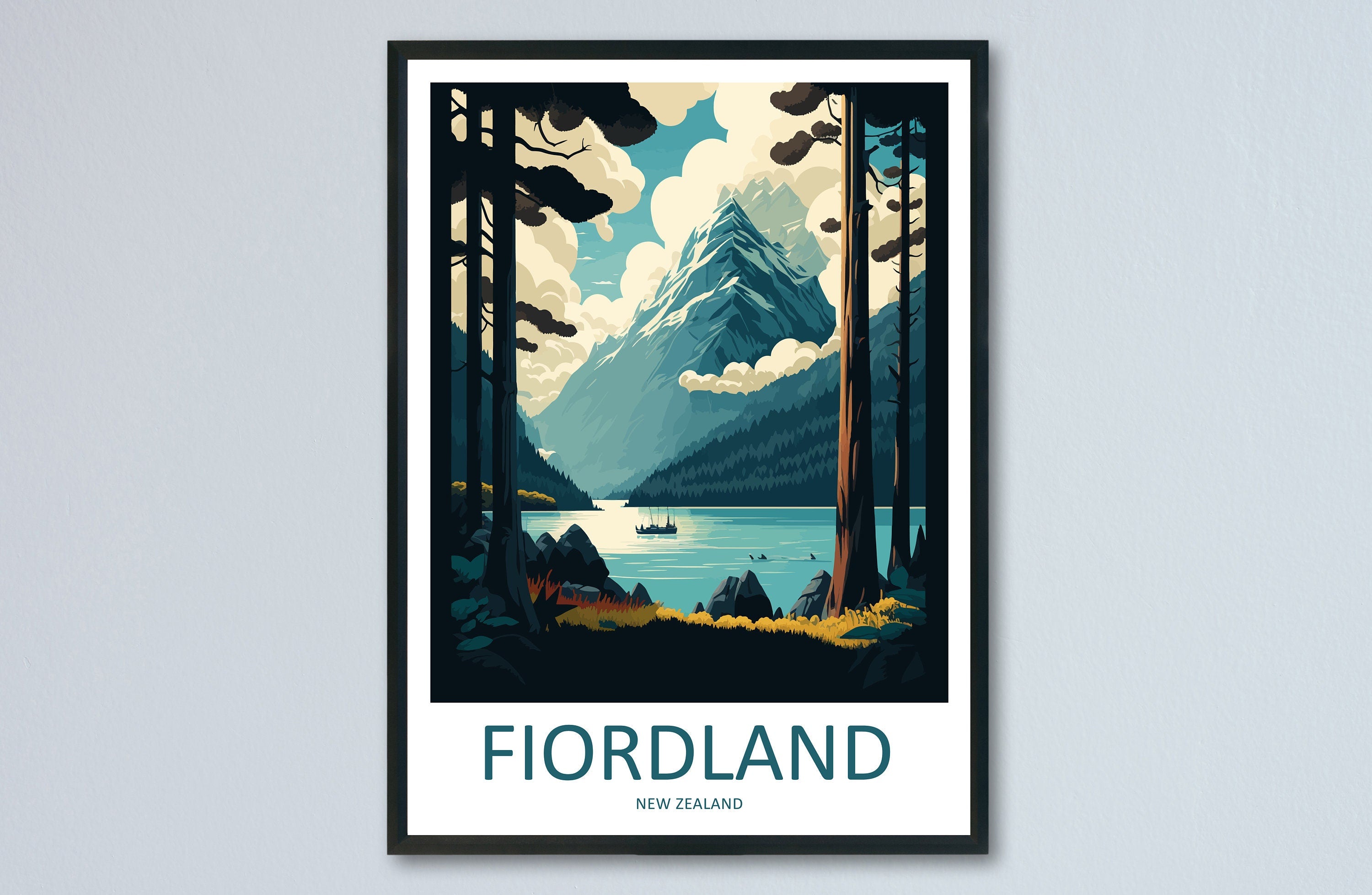 Fiordland Travel Print