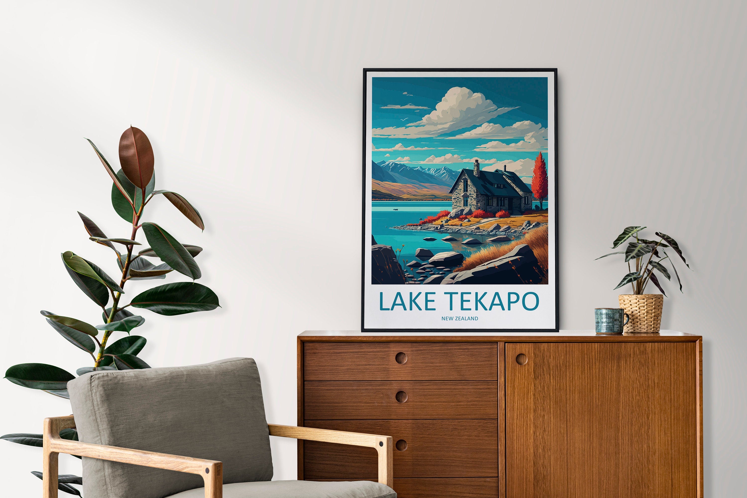 Lake Tekapo Travel Print