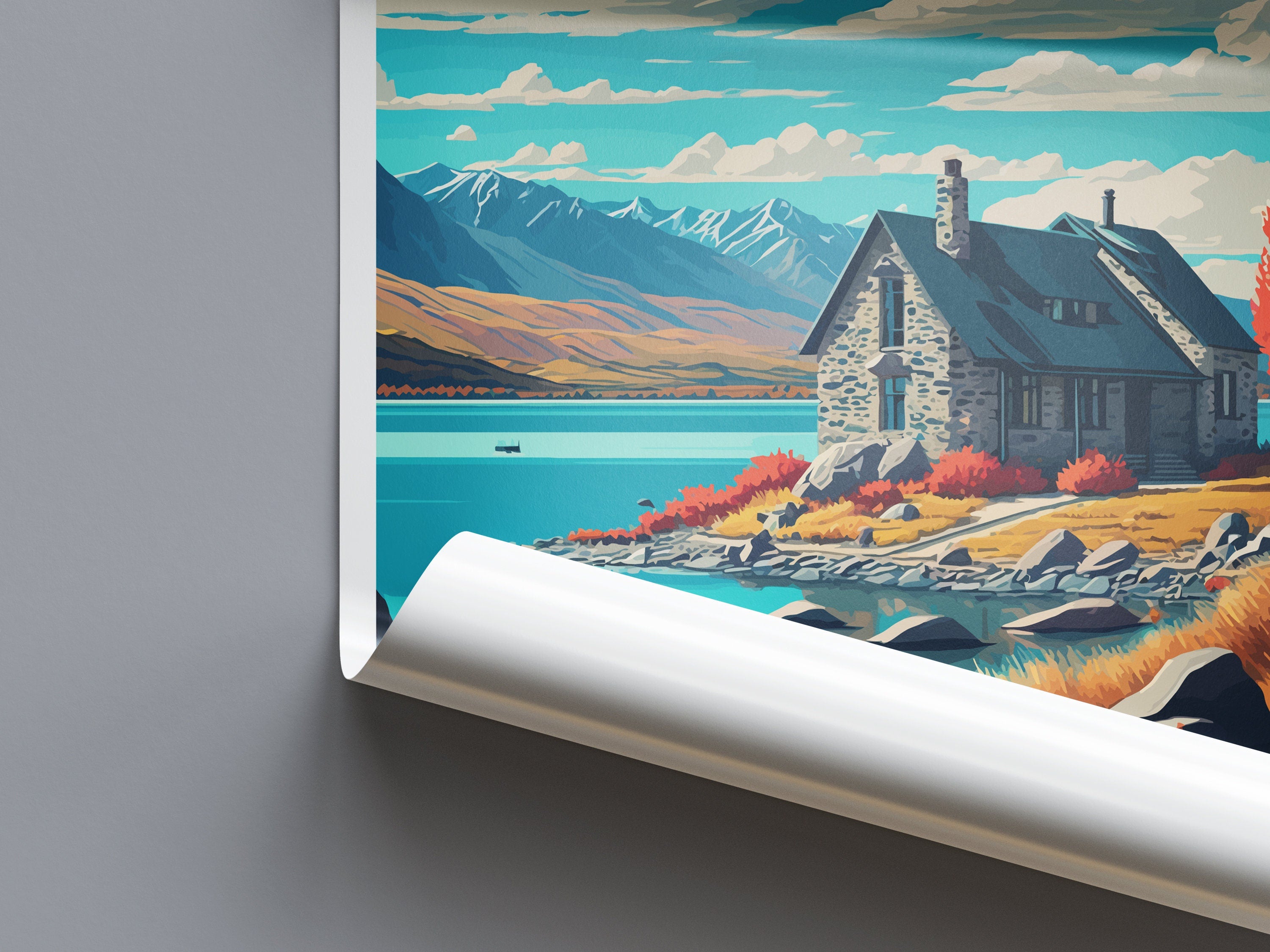 Lake Tekapo Travel Print