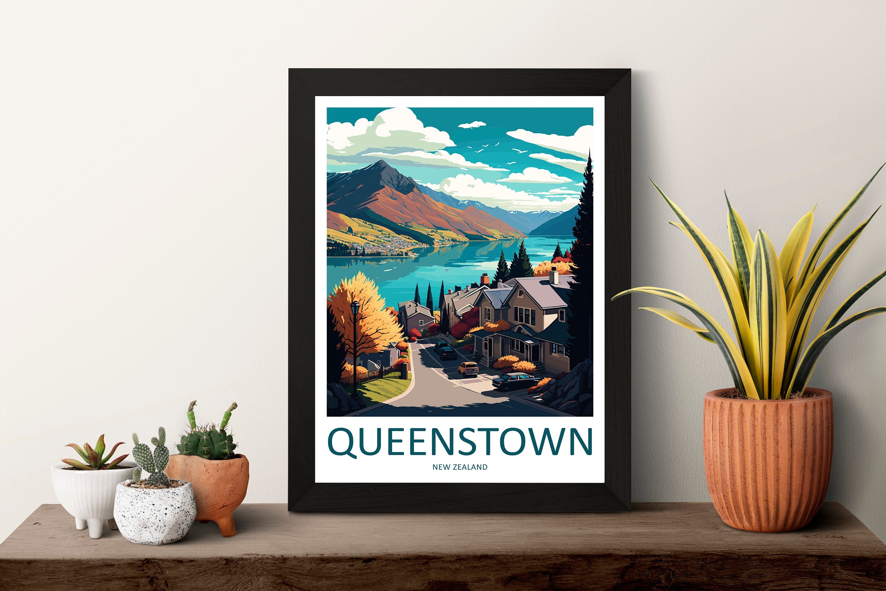 Queenstown Travel Print