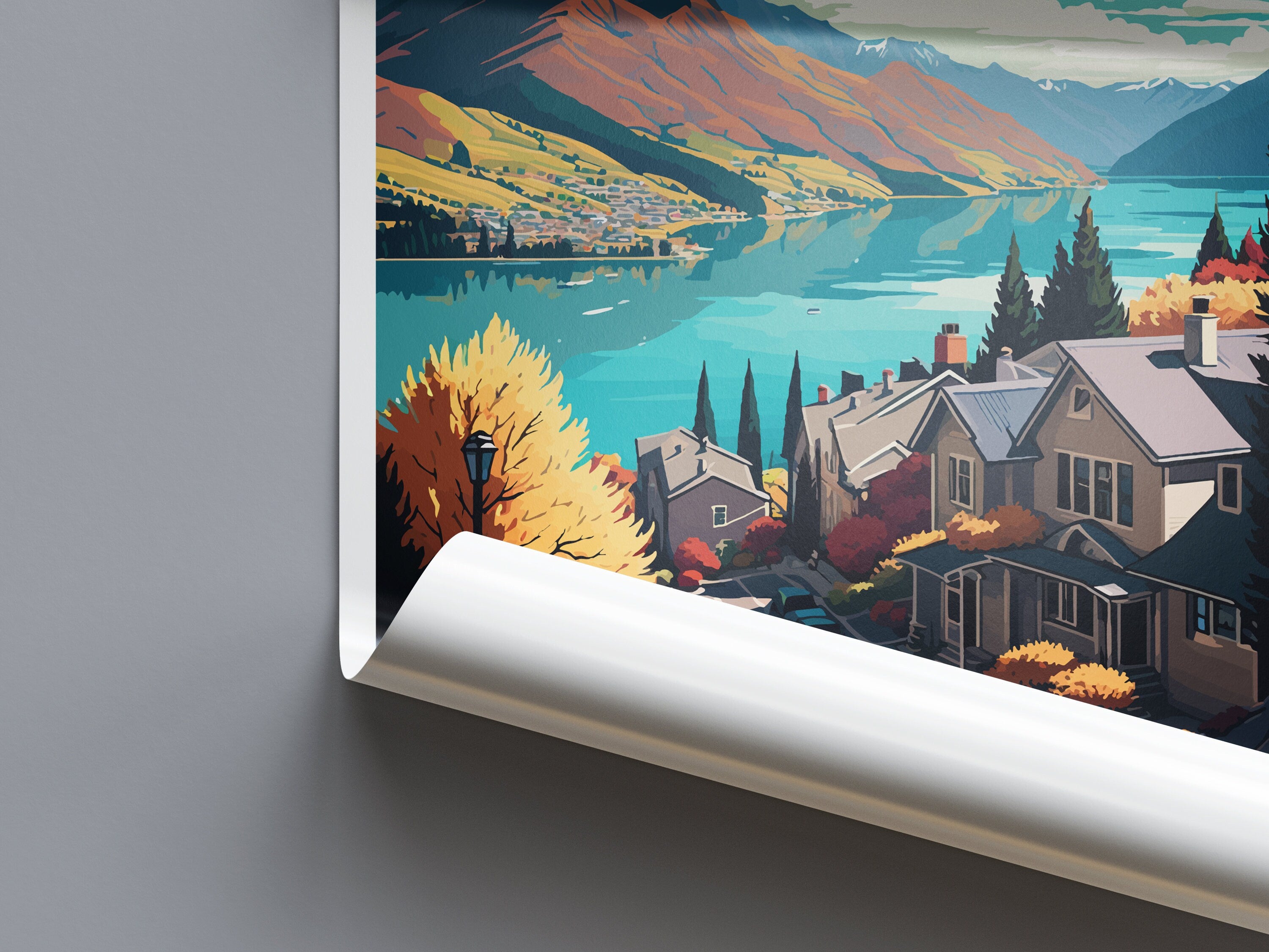 Queenstown Travel Print