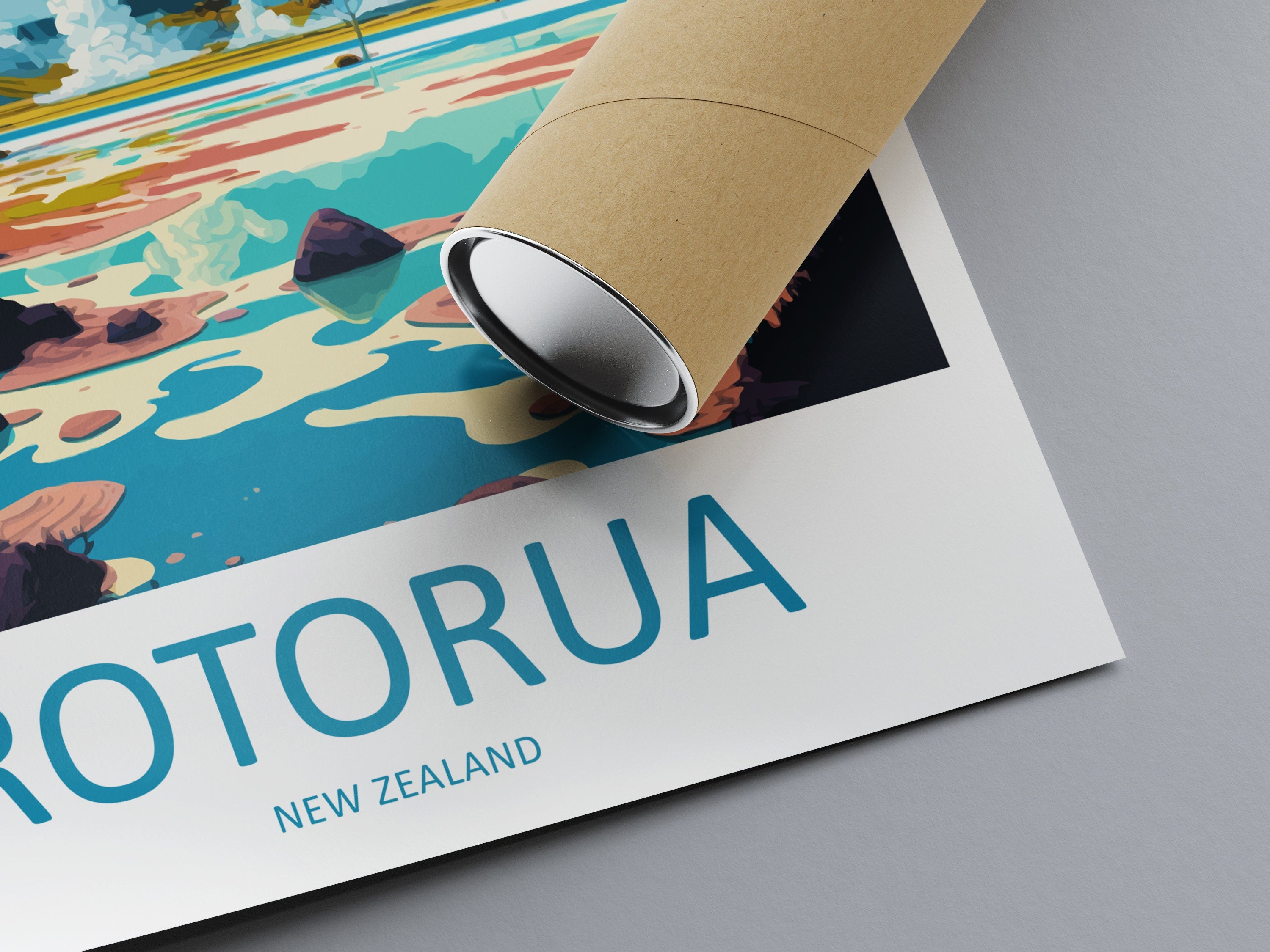 Rotorua Travel Print