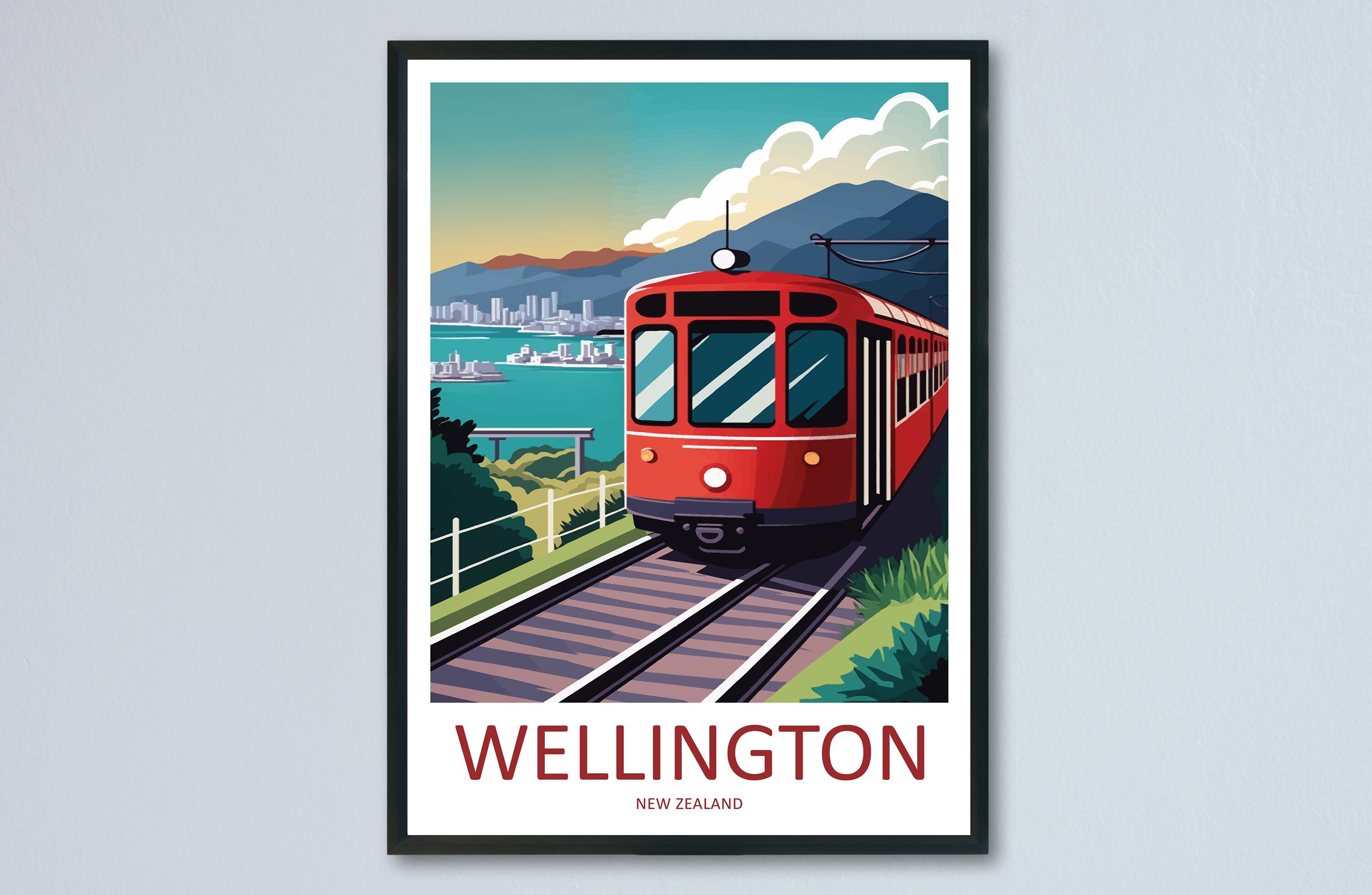 Wellington Travel Print