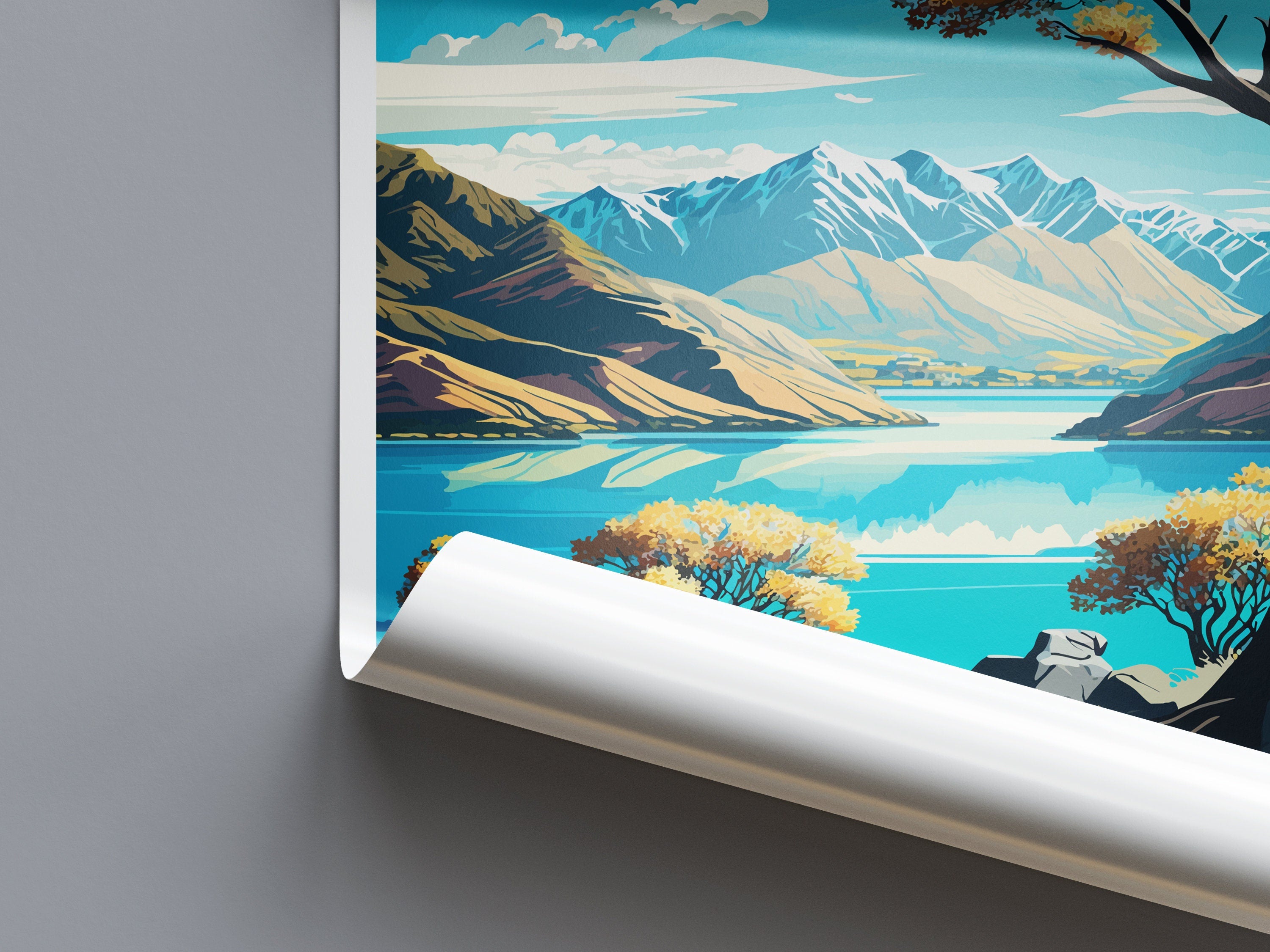 Wanaka Travel Print