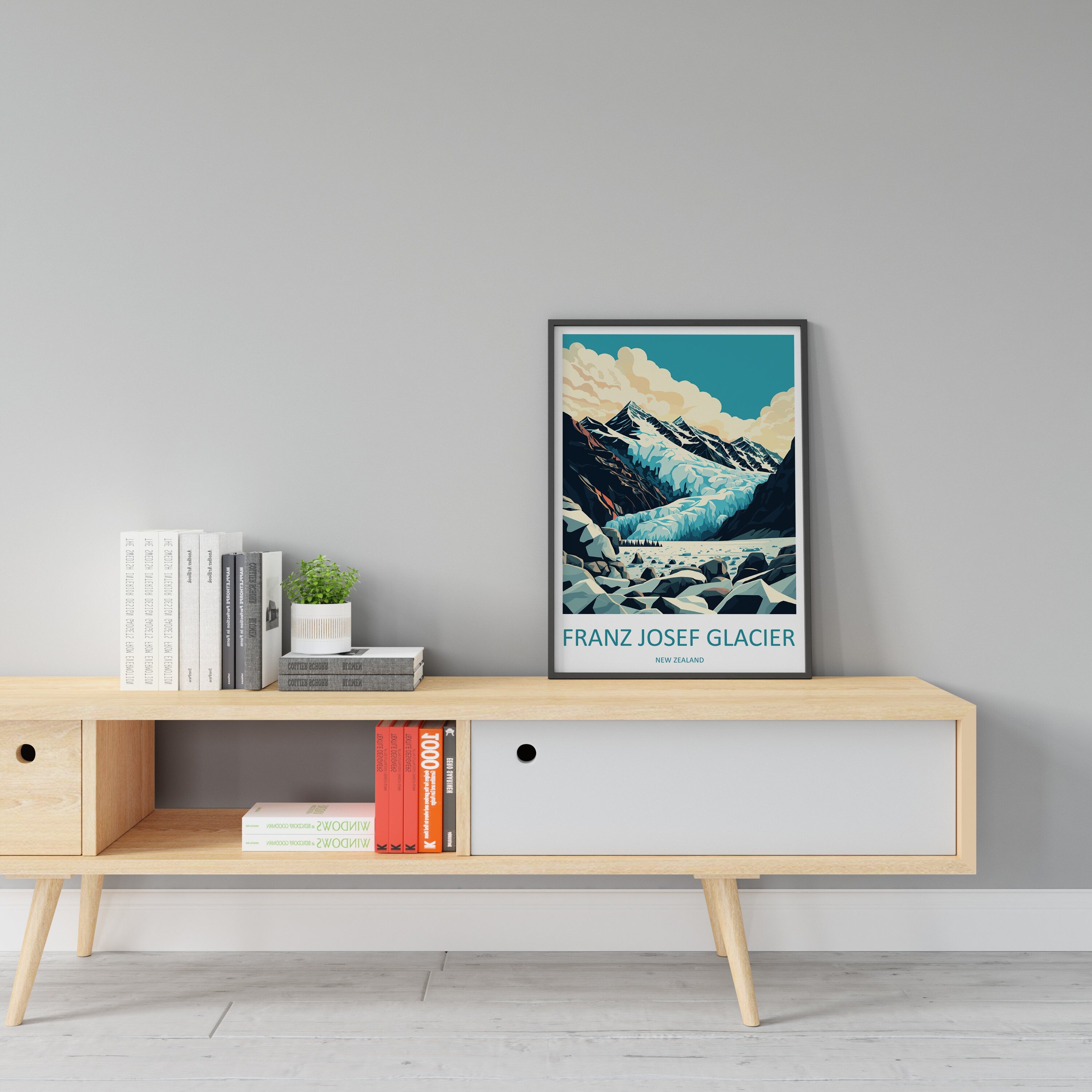 Franz Josef Glacier Travel Print