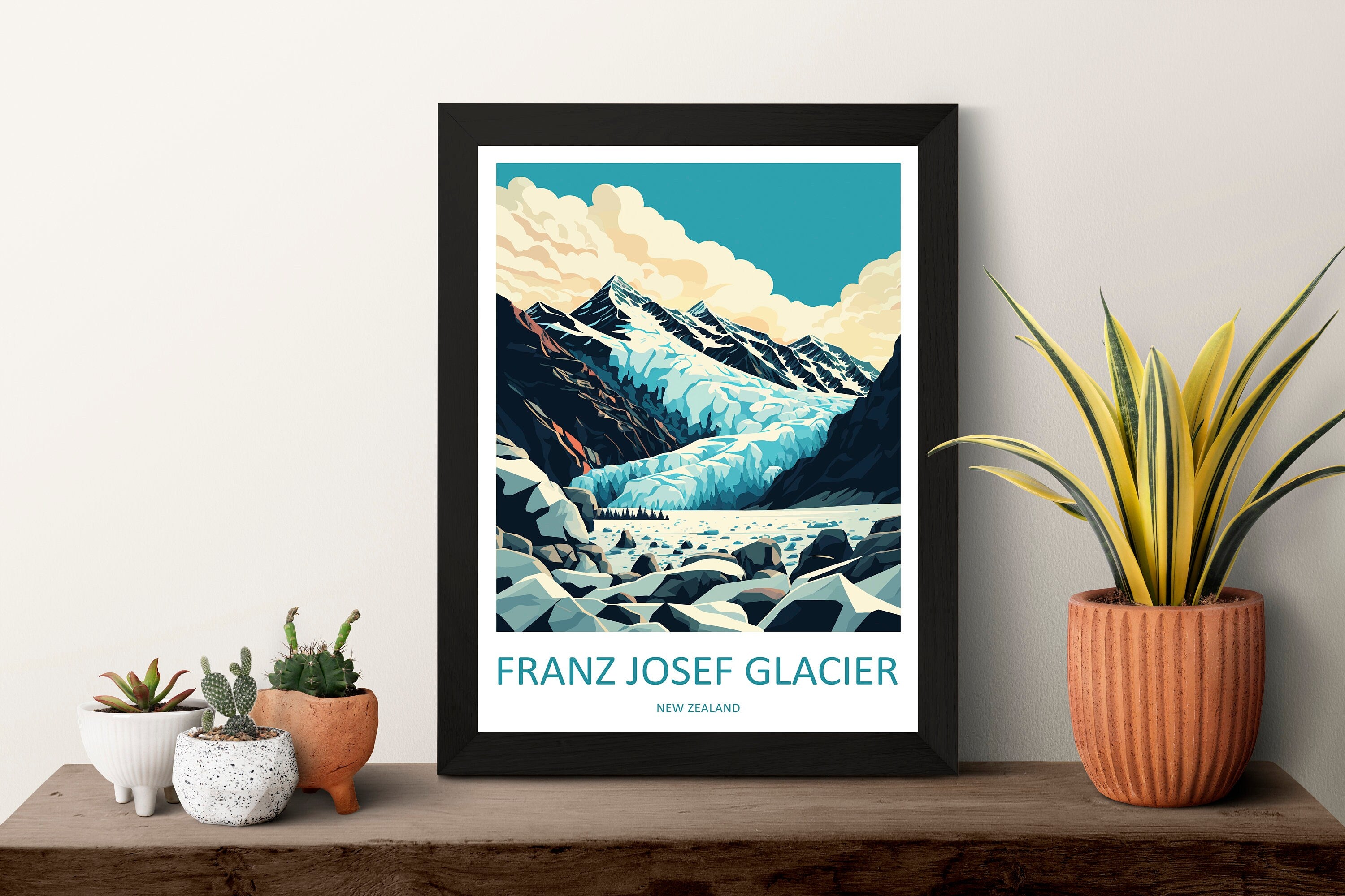 Franz Josef Glacier Travel Print