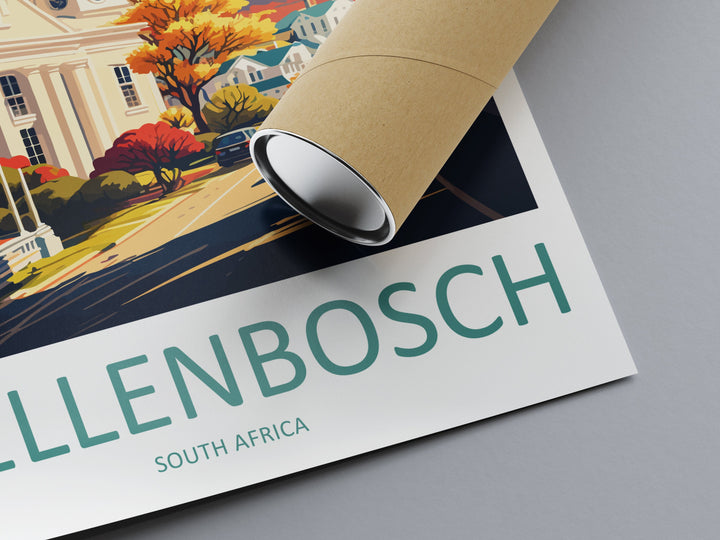 Stellenbosch Travel Print Wall Art Stellenbosch Wall Hanging Home Décor Stellenbosch Gift Art Lovers South Africa Art Print Stellenbosch Art