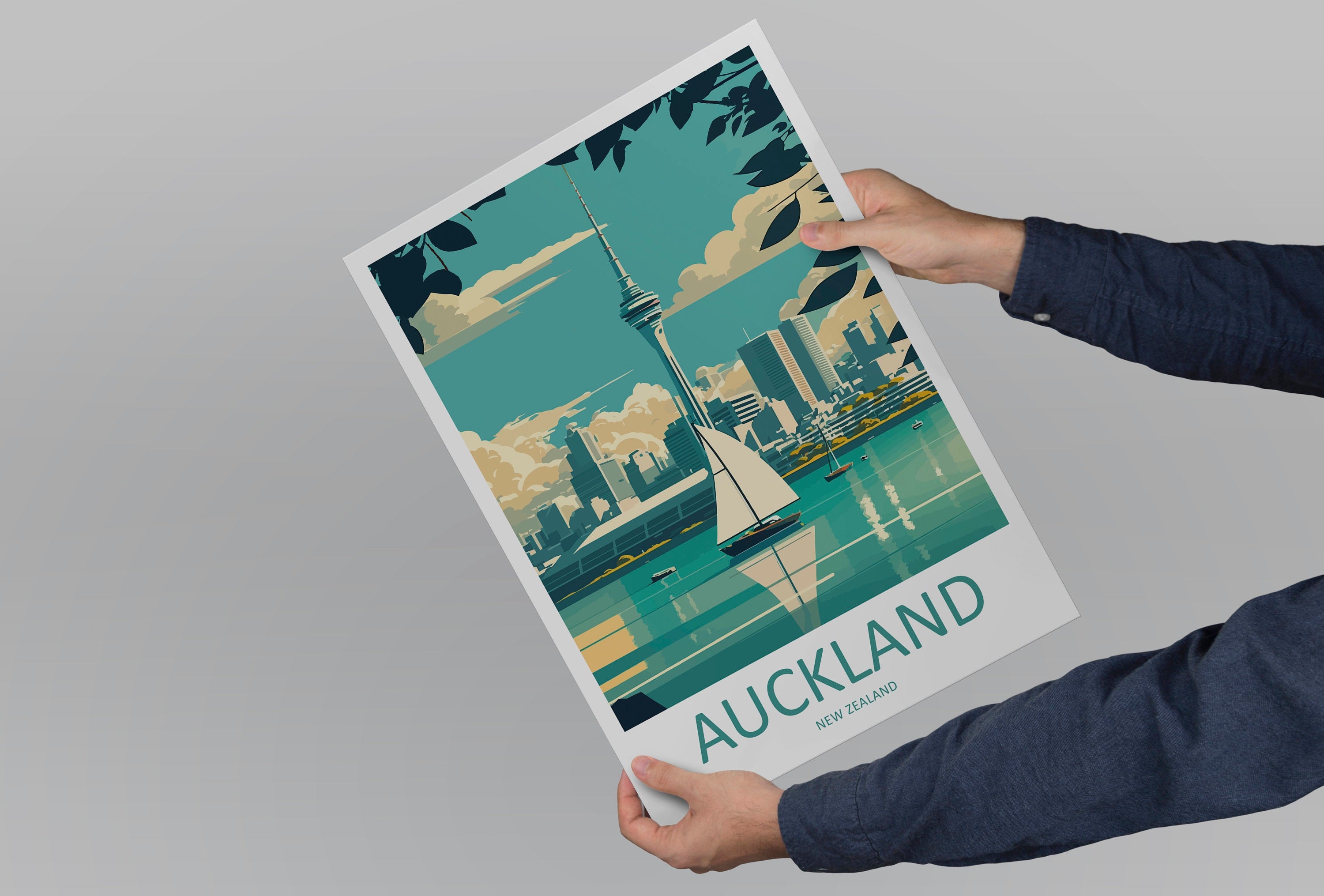 Auckland Travel Print