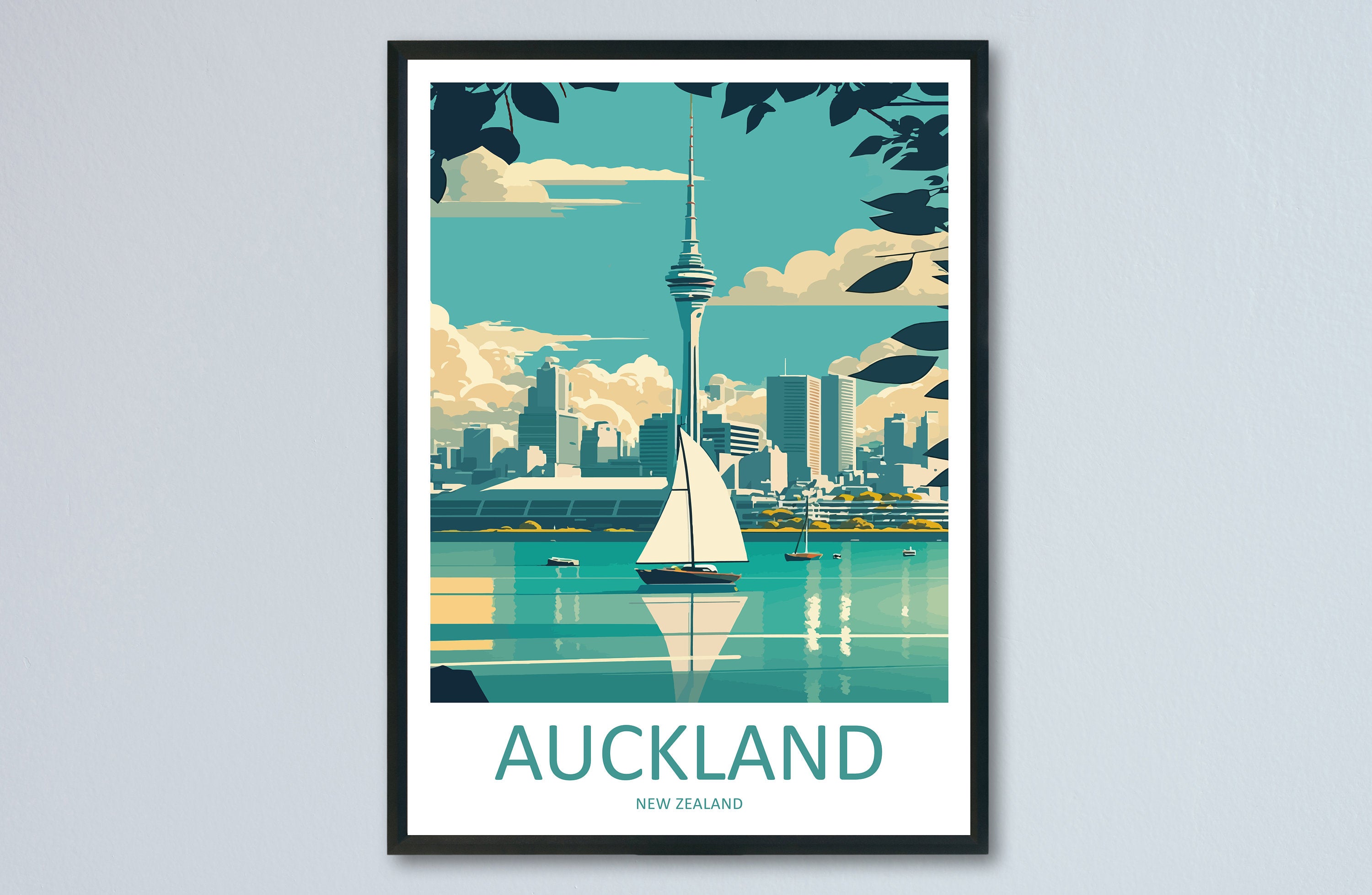 Auckland Travel Print