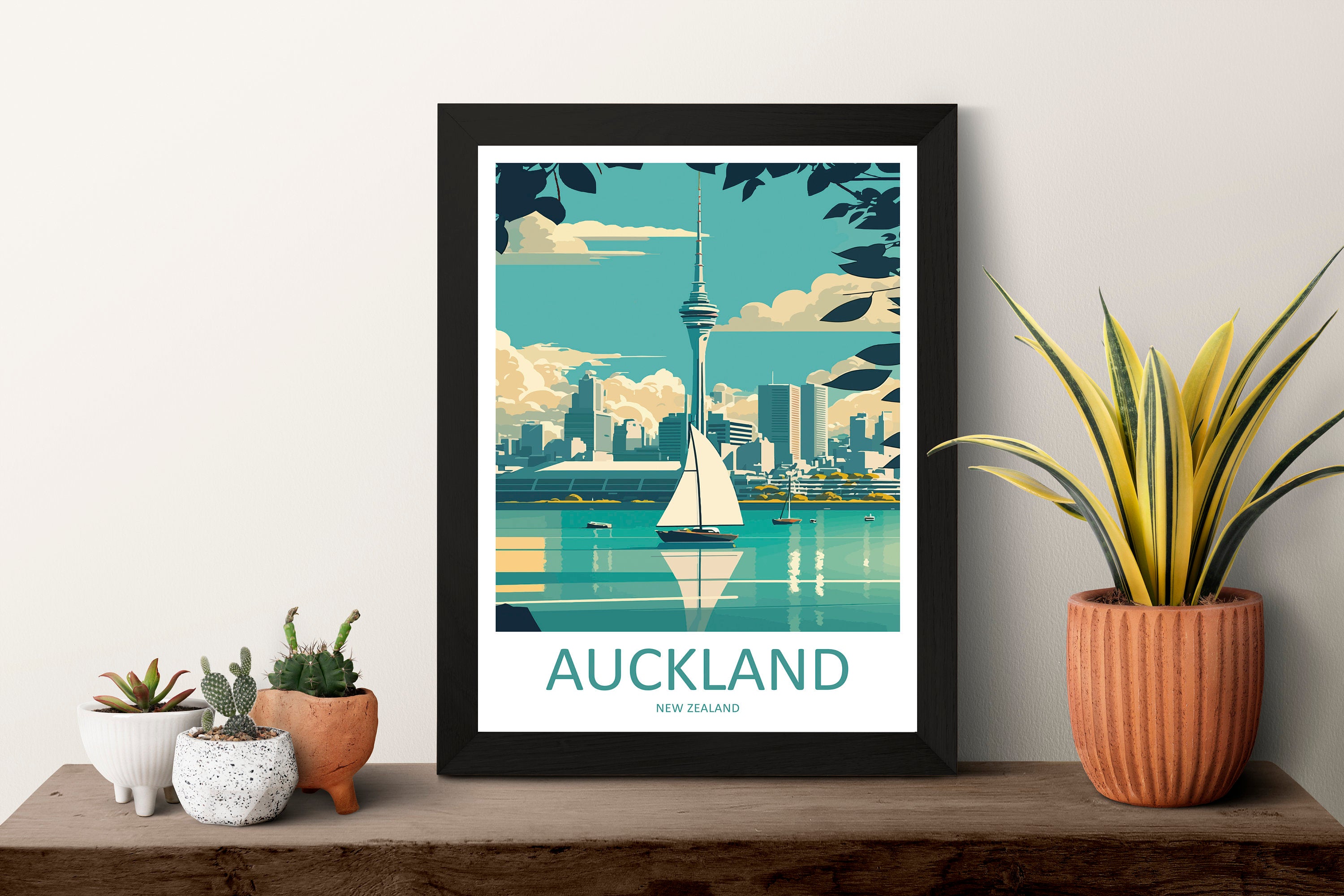 Auckland Travel Print