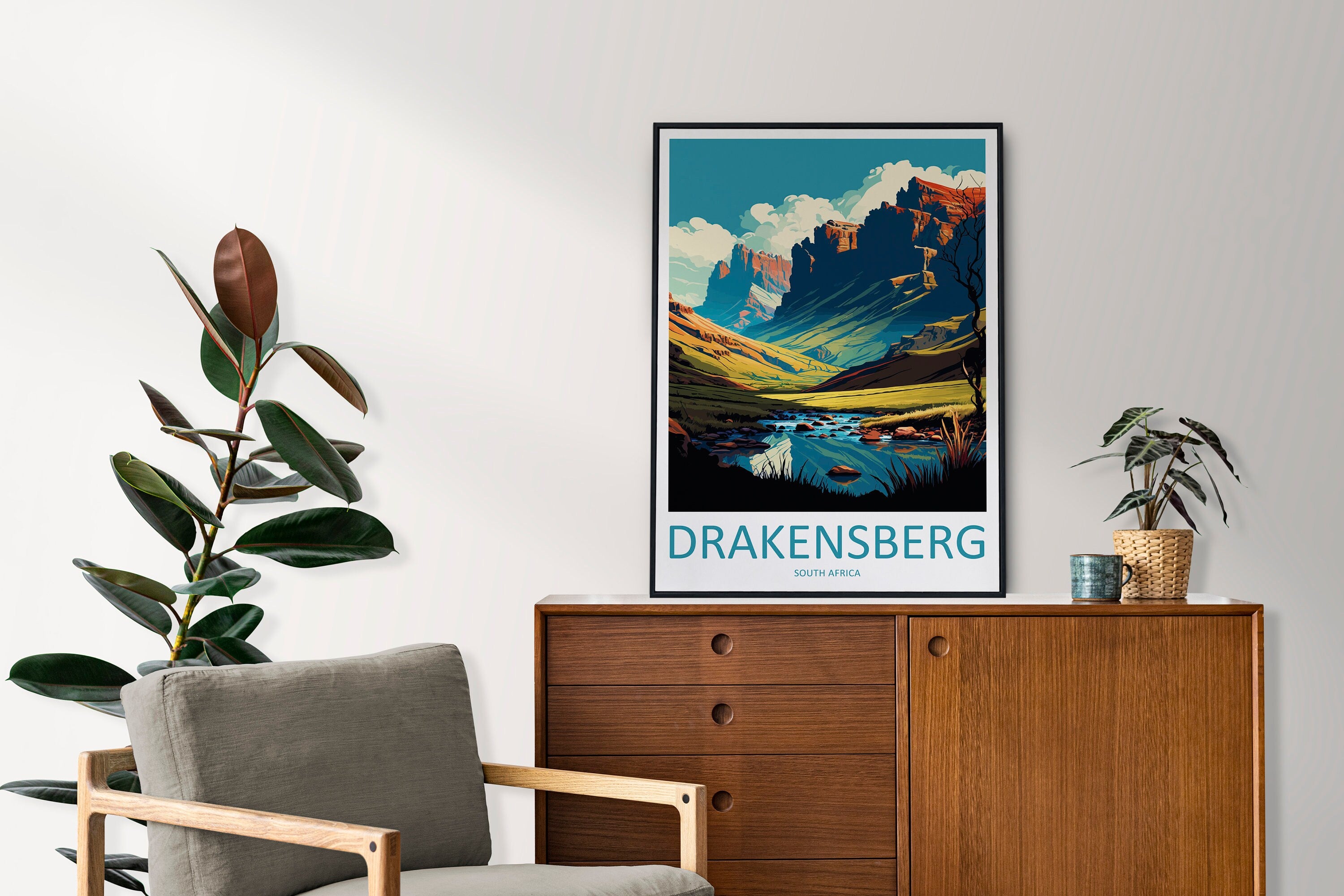 Drakensberg Travel Print