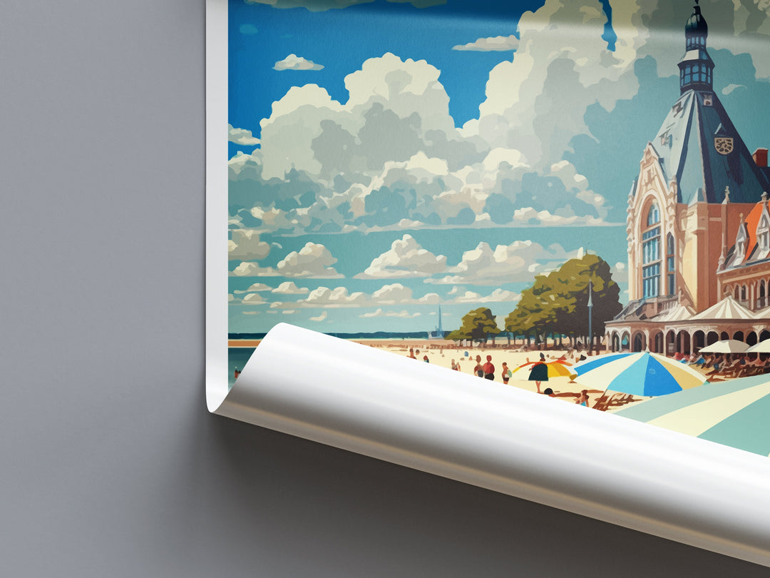 Rostock Travel Print Wall Art Rostock Wall Hanging Home Décor Rostock Gift Art Lovers Germany Art Lover Gift Rostock Art Travel Gift Rostock