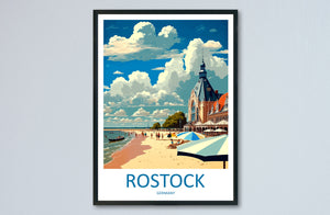 Rostock Travel Print