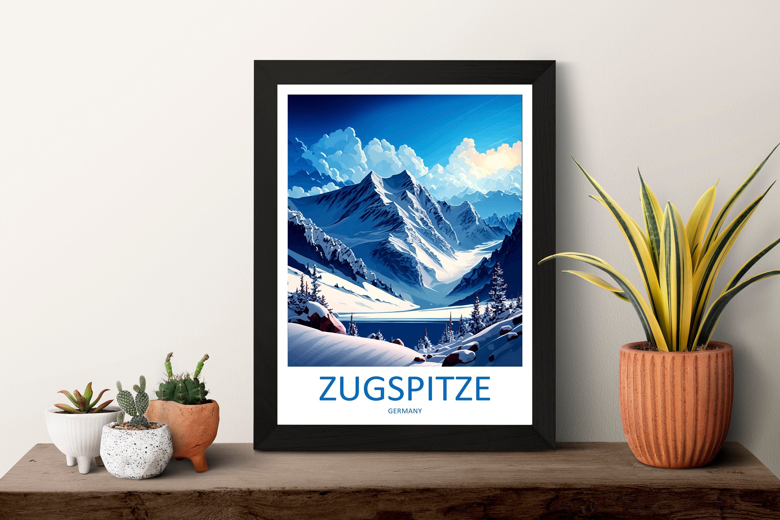 Zugspitze Travel Print