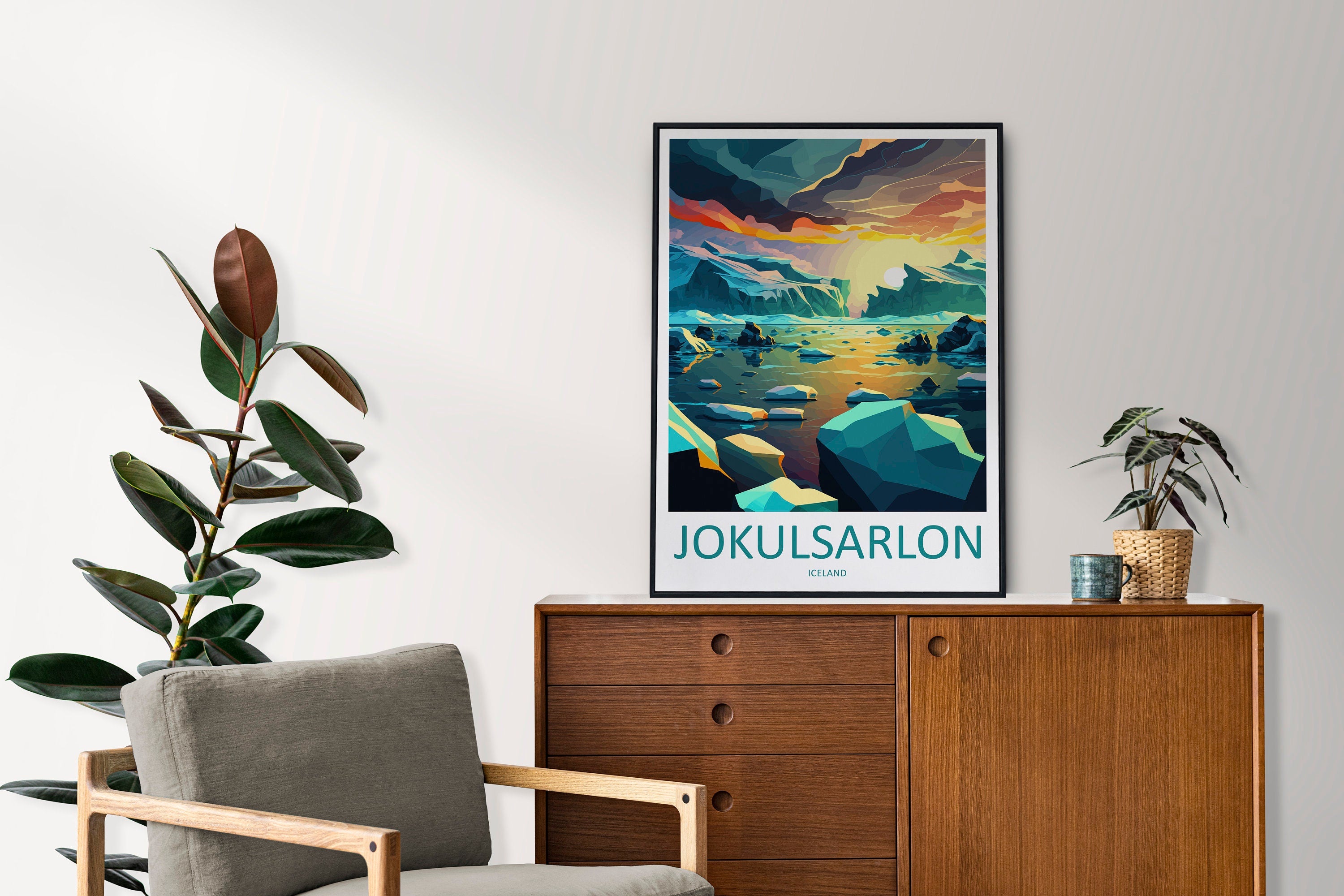 Jokulsarlon Travel Print