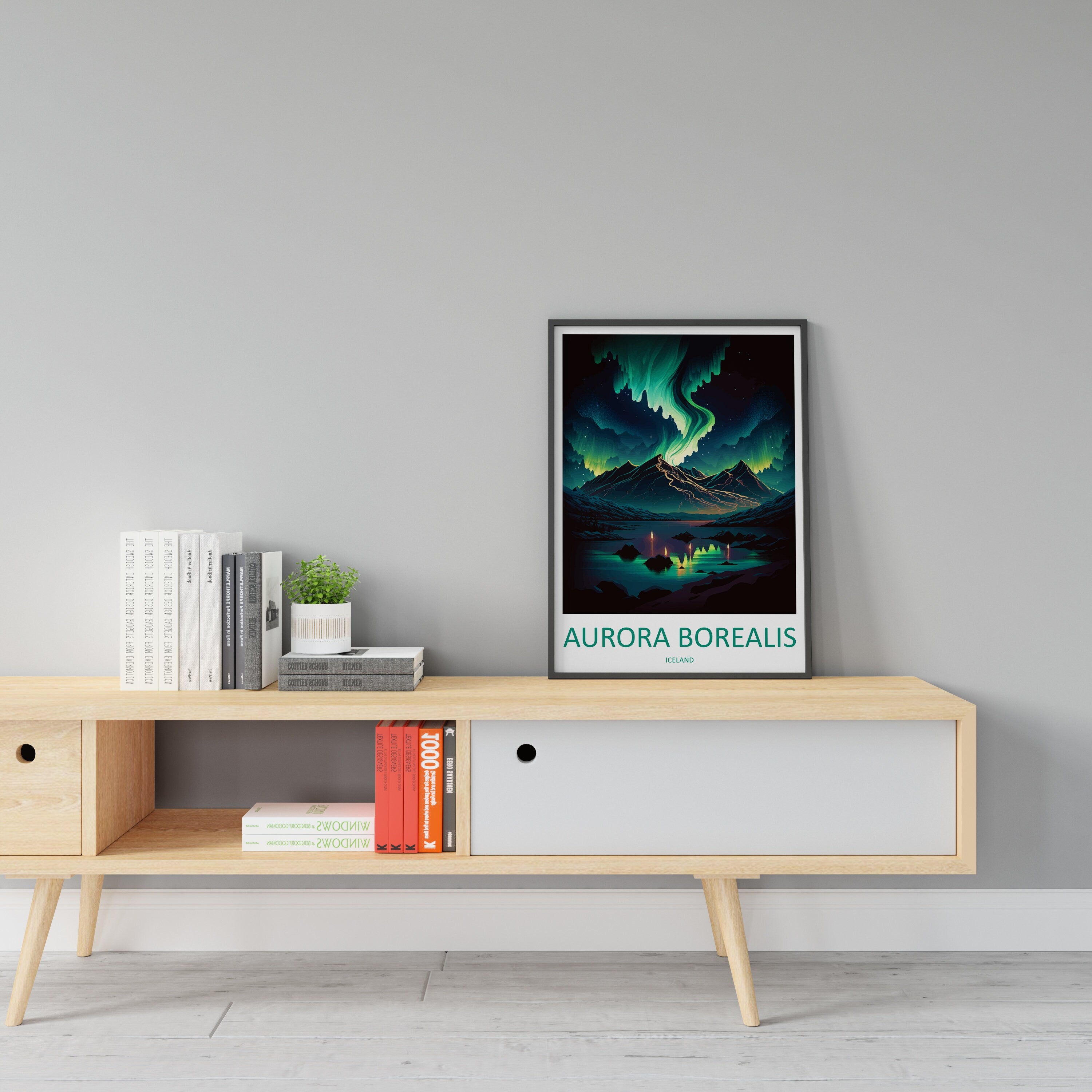 Northern Lights Travel Print