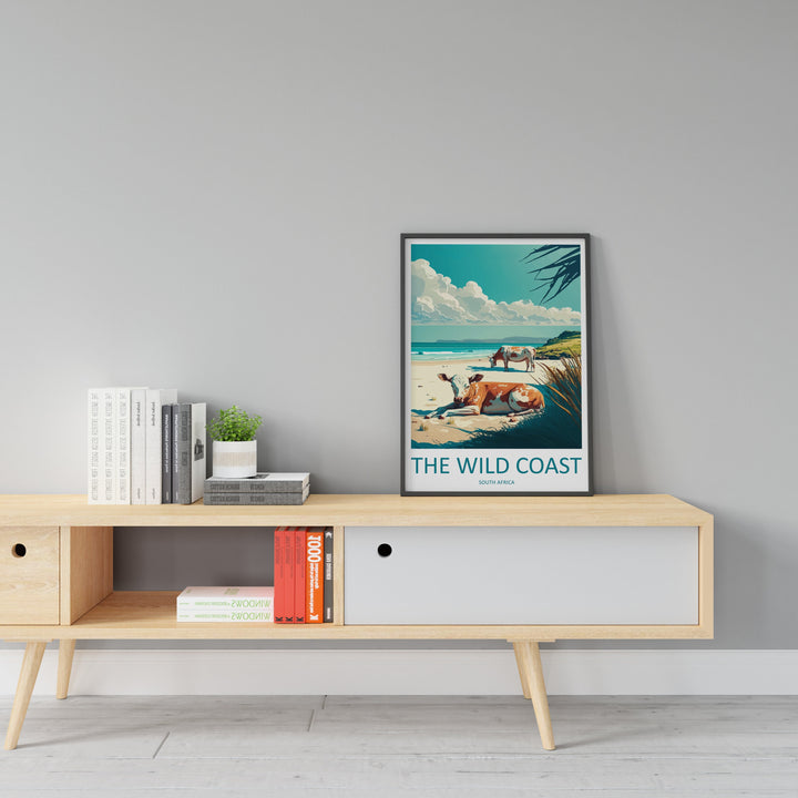 The Wild Coast Travel Print Wall Art The Wild Coast Wall Hanging Home Décor The Wild Coast Gift Lovers South Africa Art Print The Wild Coast