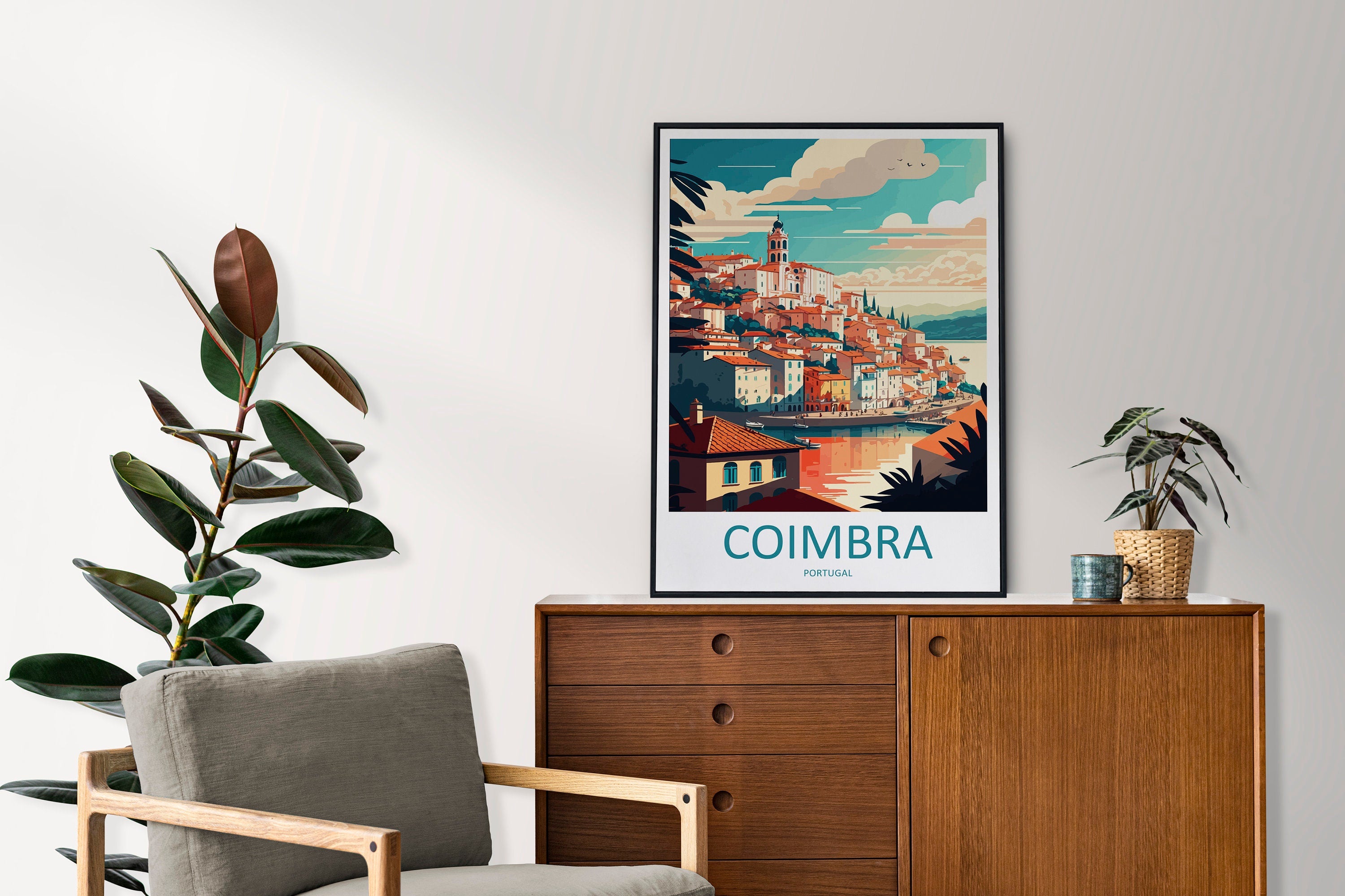 Coimbra Travel Print