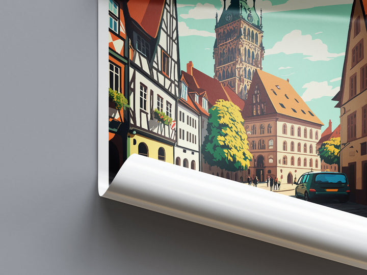 Wittenberg Travel Print Wall Art Wittenberg Wall Hanging Home Décor Wittenberg Gift Art Lovers Germany Art Lover Gift Wittenberg Art Travel