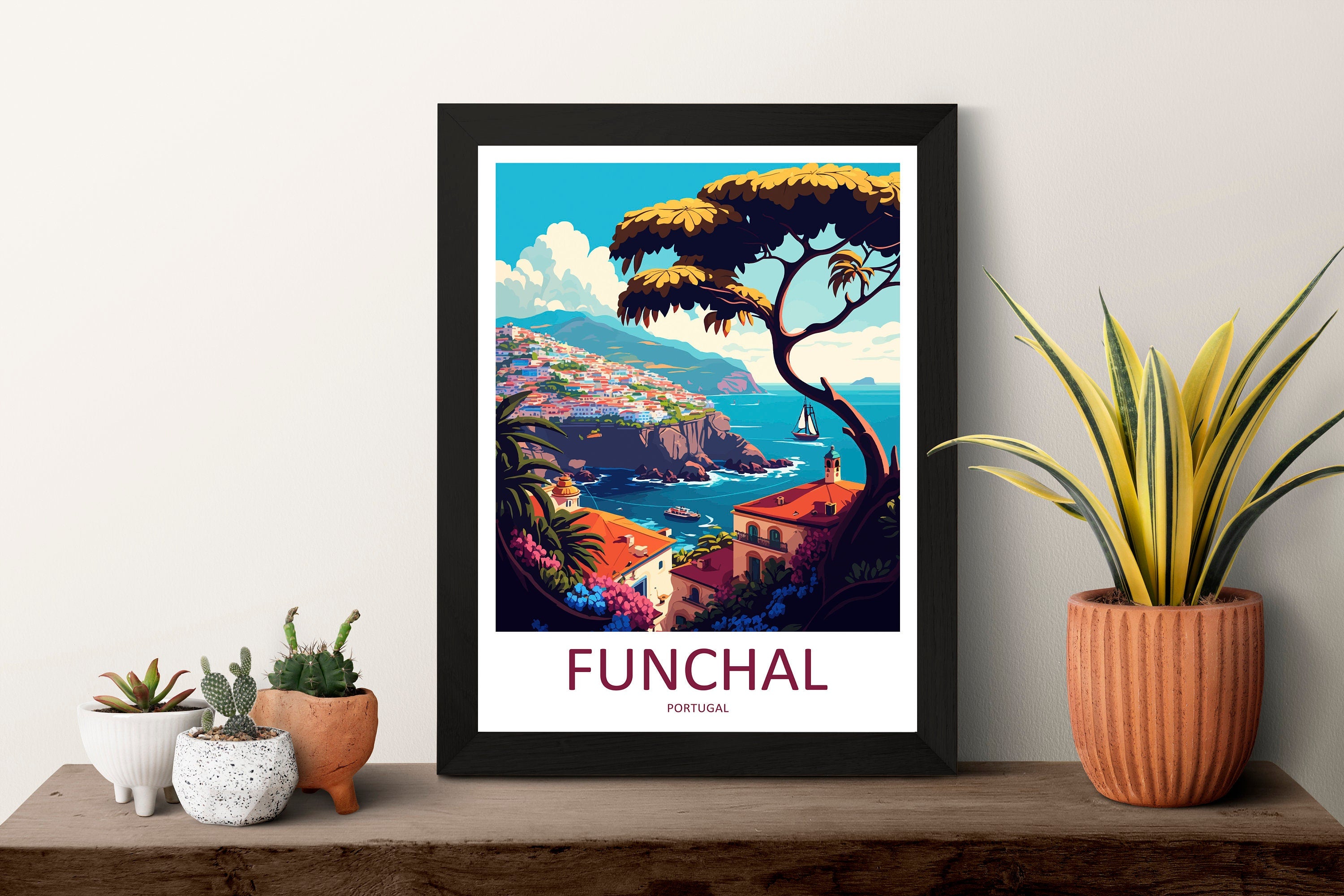 Funchal Travel Print