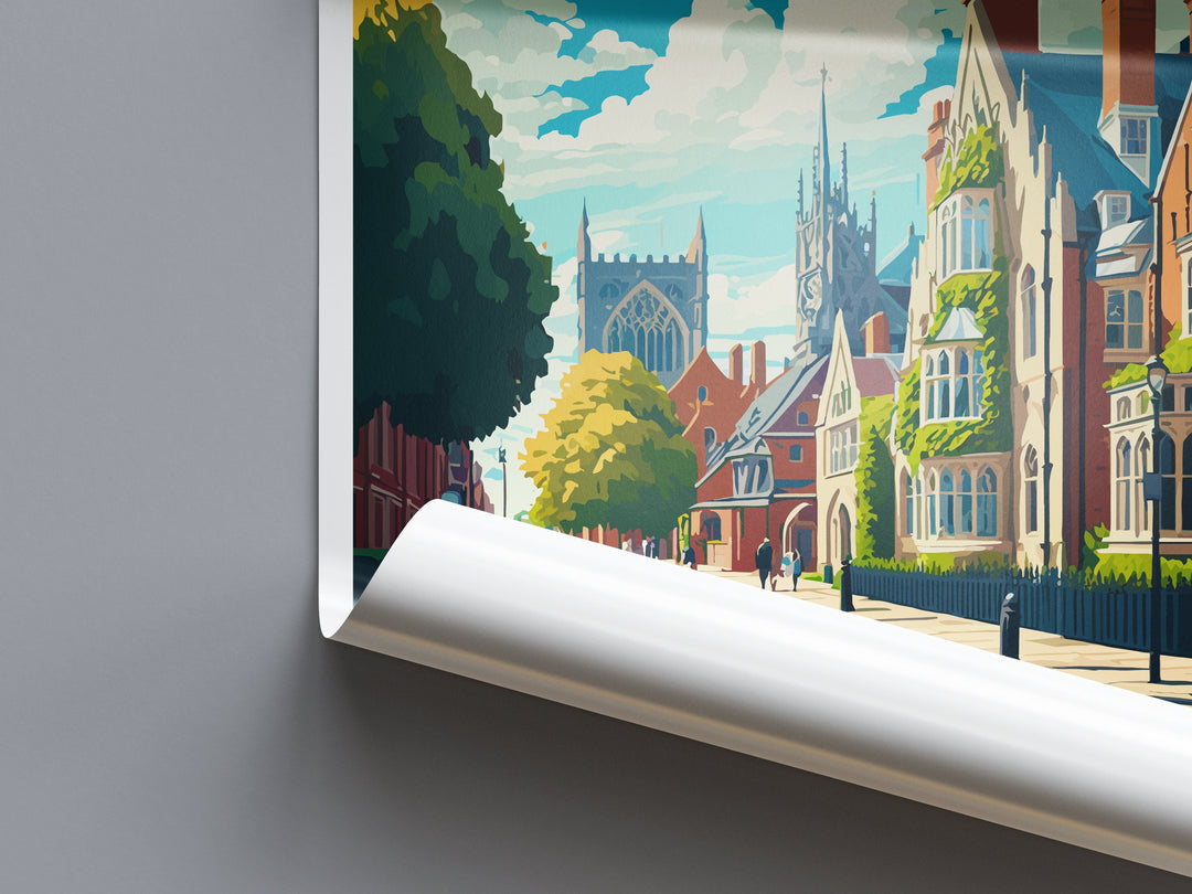 Cambridge Travel Print Wall Art Cambridge Wall Hanging Home Décor Cambridge Gift Art Lovers England Art Lover Gift Cambridge Art Travel