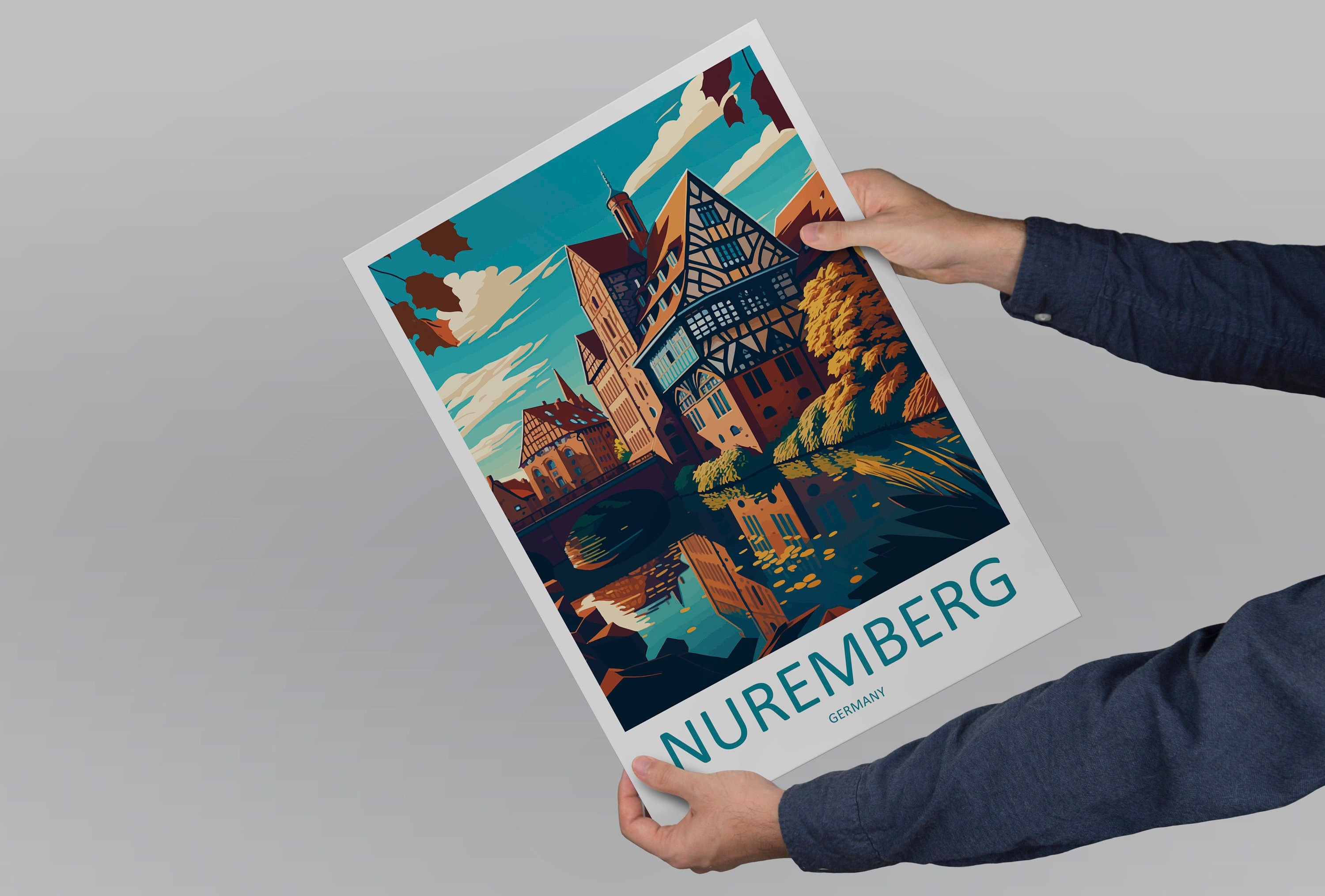 Nuremberg Travel Print