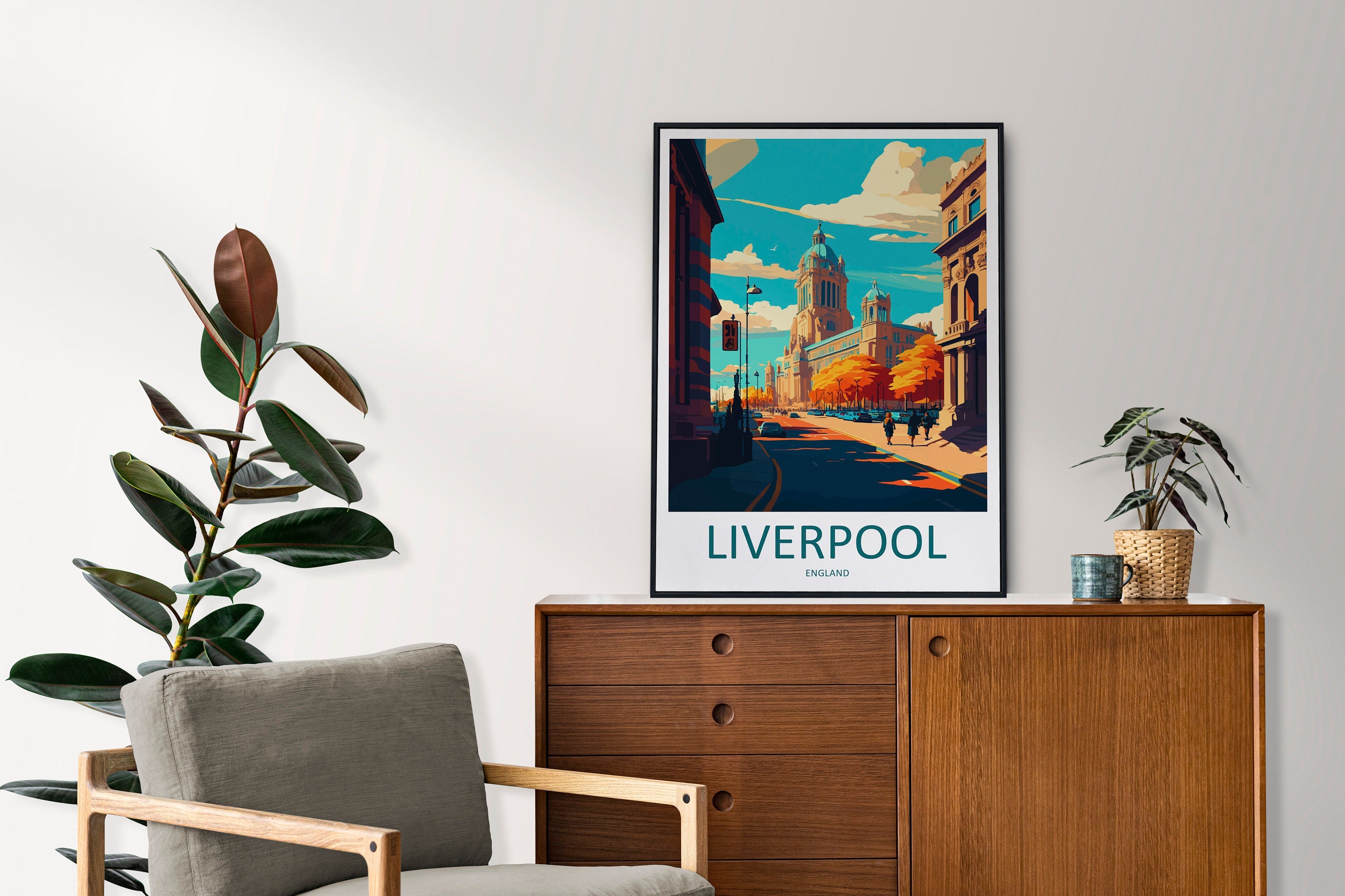 Liverpool Travel Print