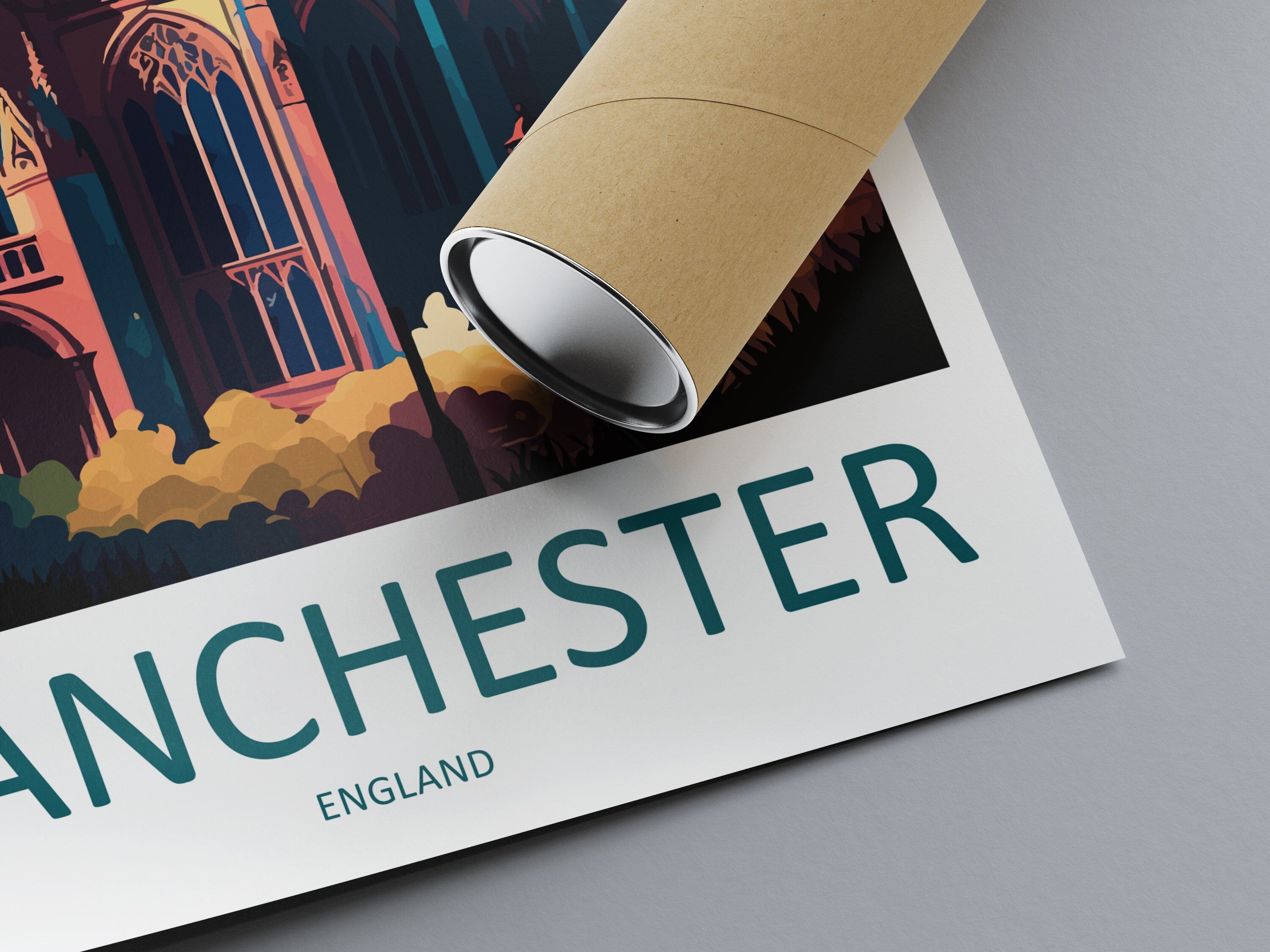 Manchester Travel Print